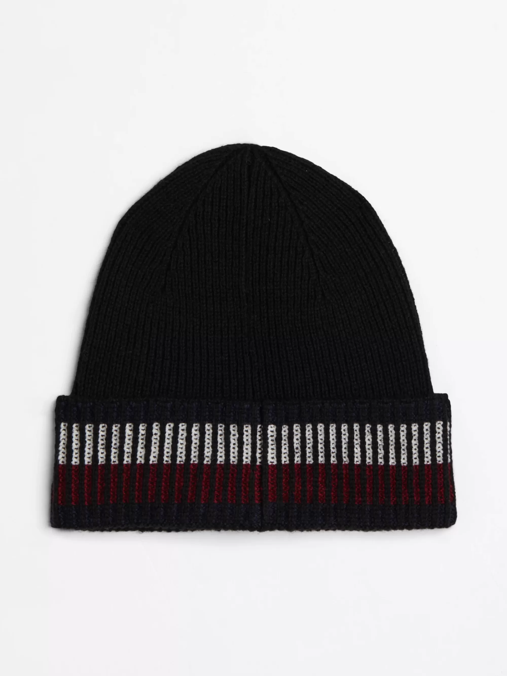 Mutsen | Mutsen, Handschoenen & Sjaals*Tommy Hilfiger Signature Gebreide Beanie Van Wolmix BLACK