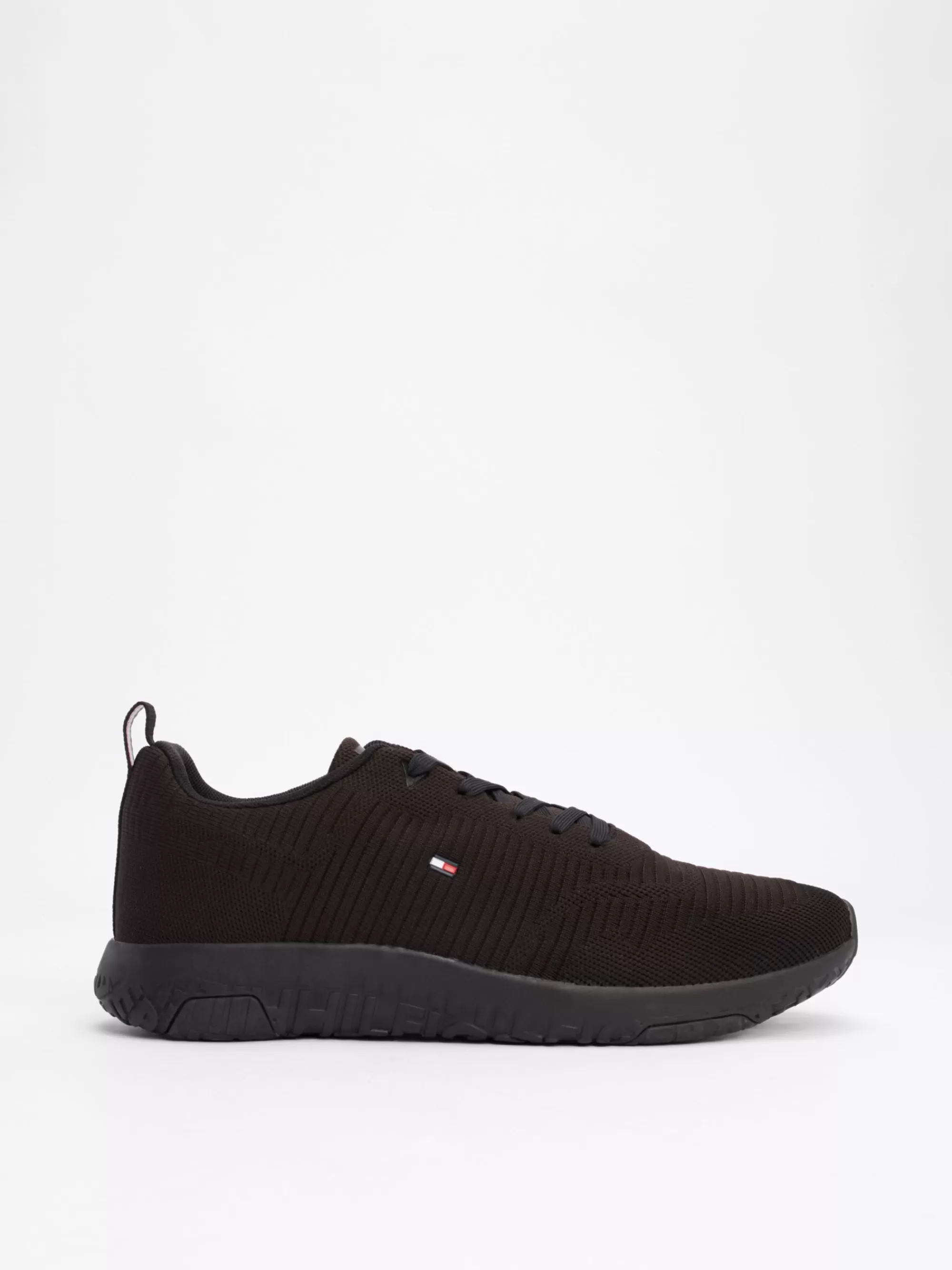 Sneakers*Tommy Hilfiger Signature Gebreide Sneaker BLACK