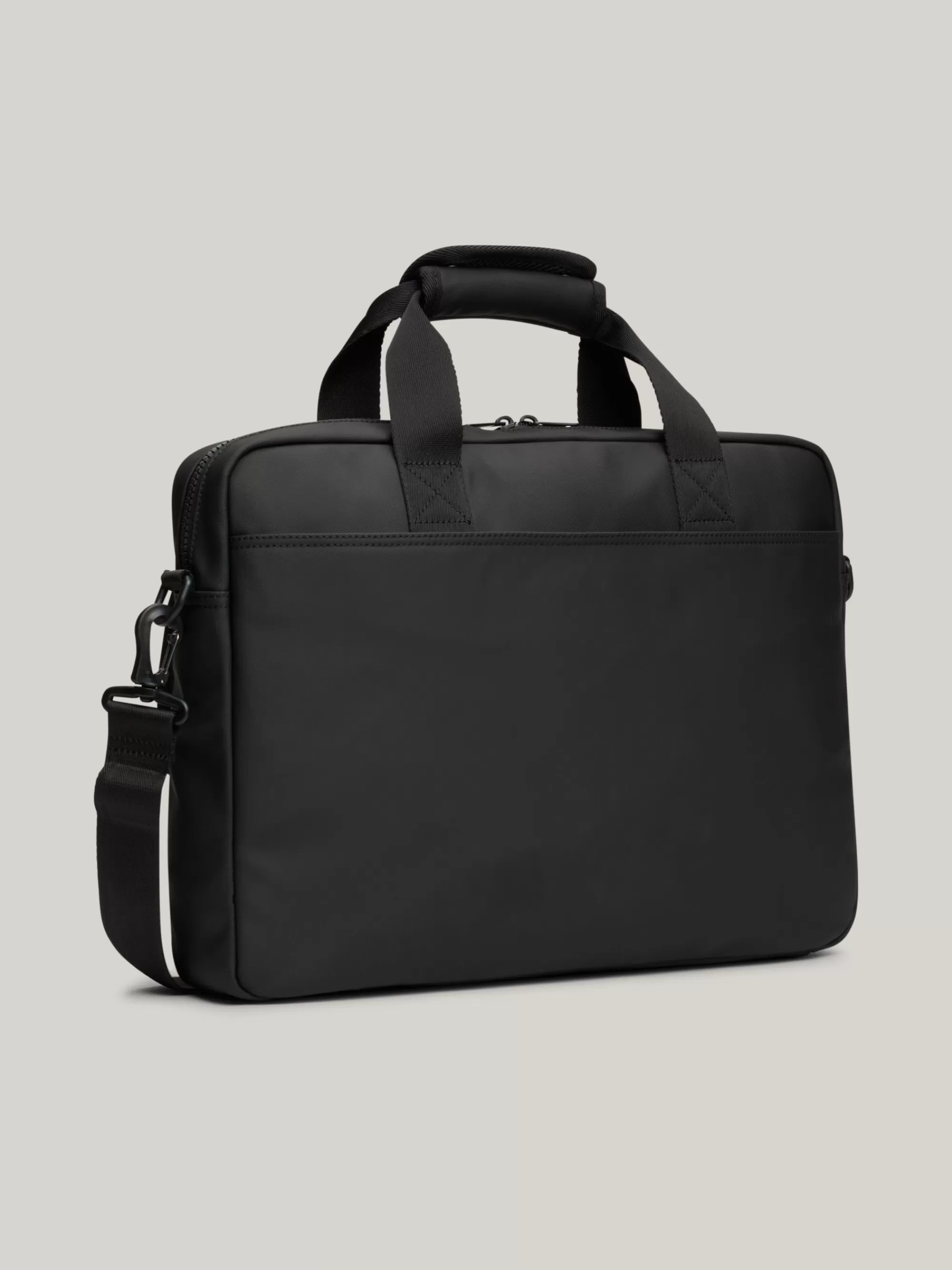 Aktetassen*Tommy Hilfiger Signature Laptoptas Met Geweven Detail BLACK