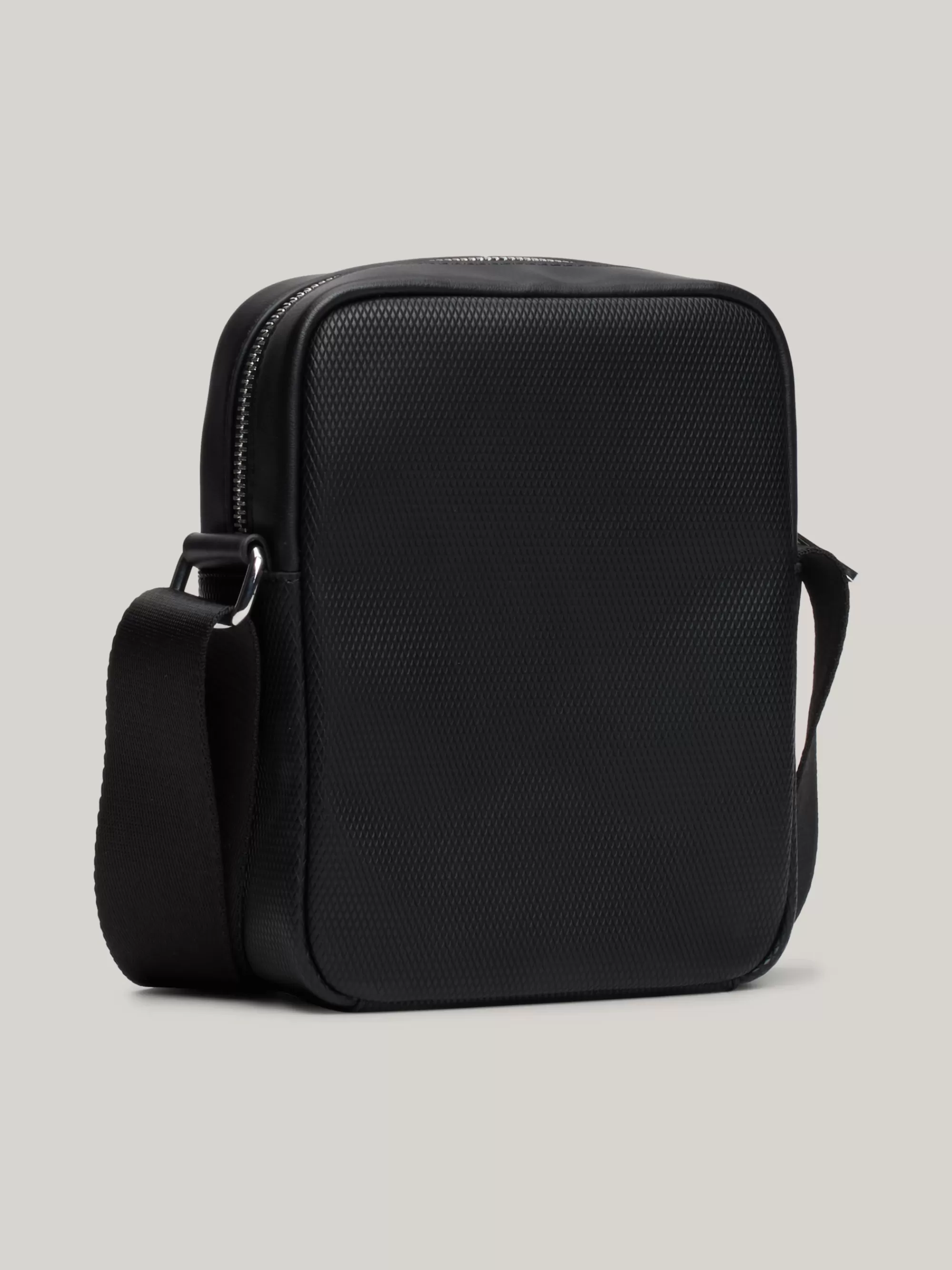 Crossbodytassen*Tommy Hilfiger Signature Reportertas Met Gemengde Texturen BLACK