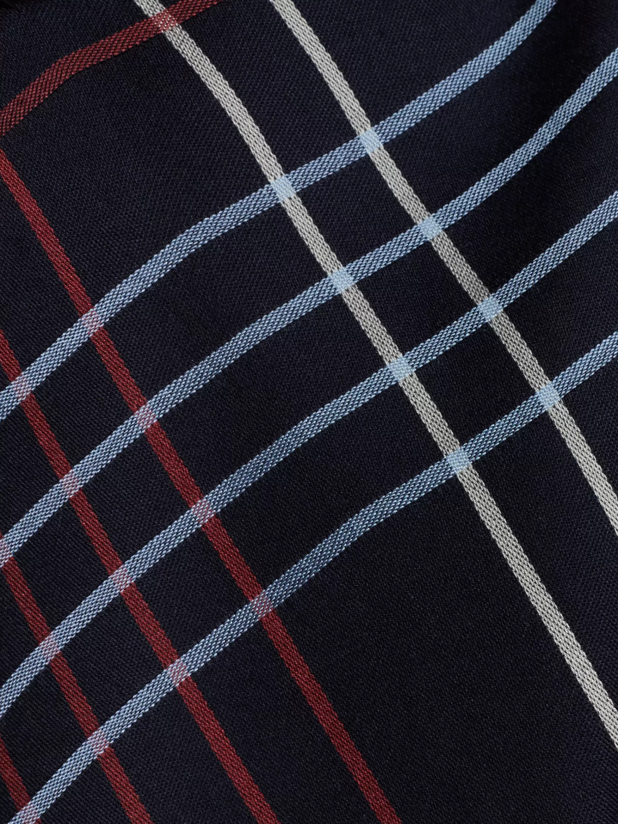 Sjaals | Sjaals*Tommy Hilfiger Signature Vierkante Sjaal Met Ruit SPACE BLUE