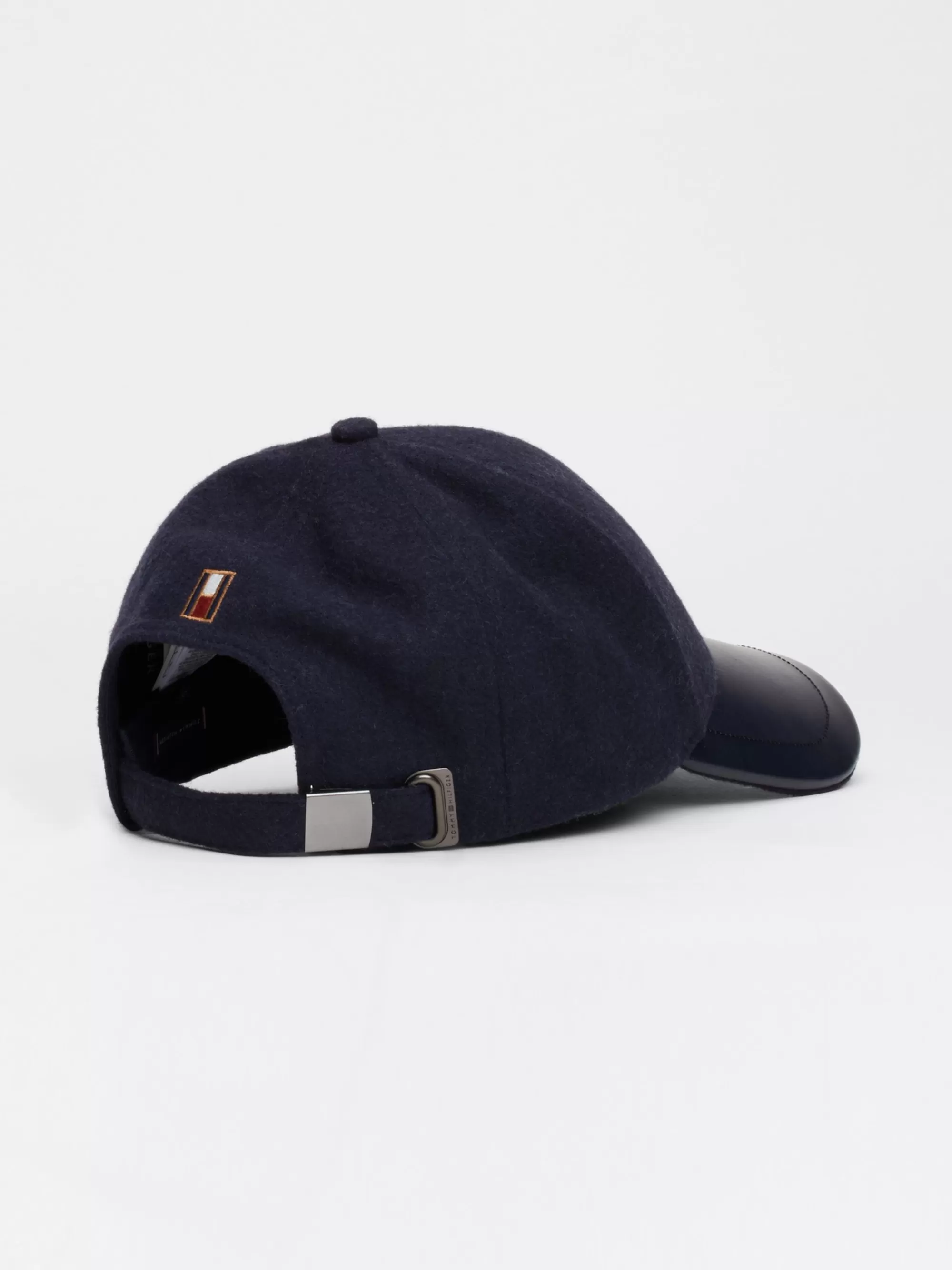 Petten | Mutsen, Handschoenen & Sjaals*Tommy Hilfiger Signature Wolmix Baseballpet SPACE BLUE