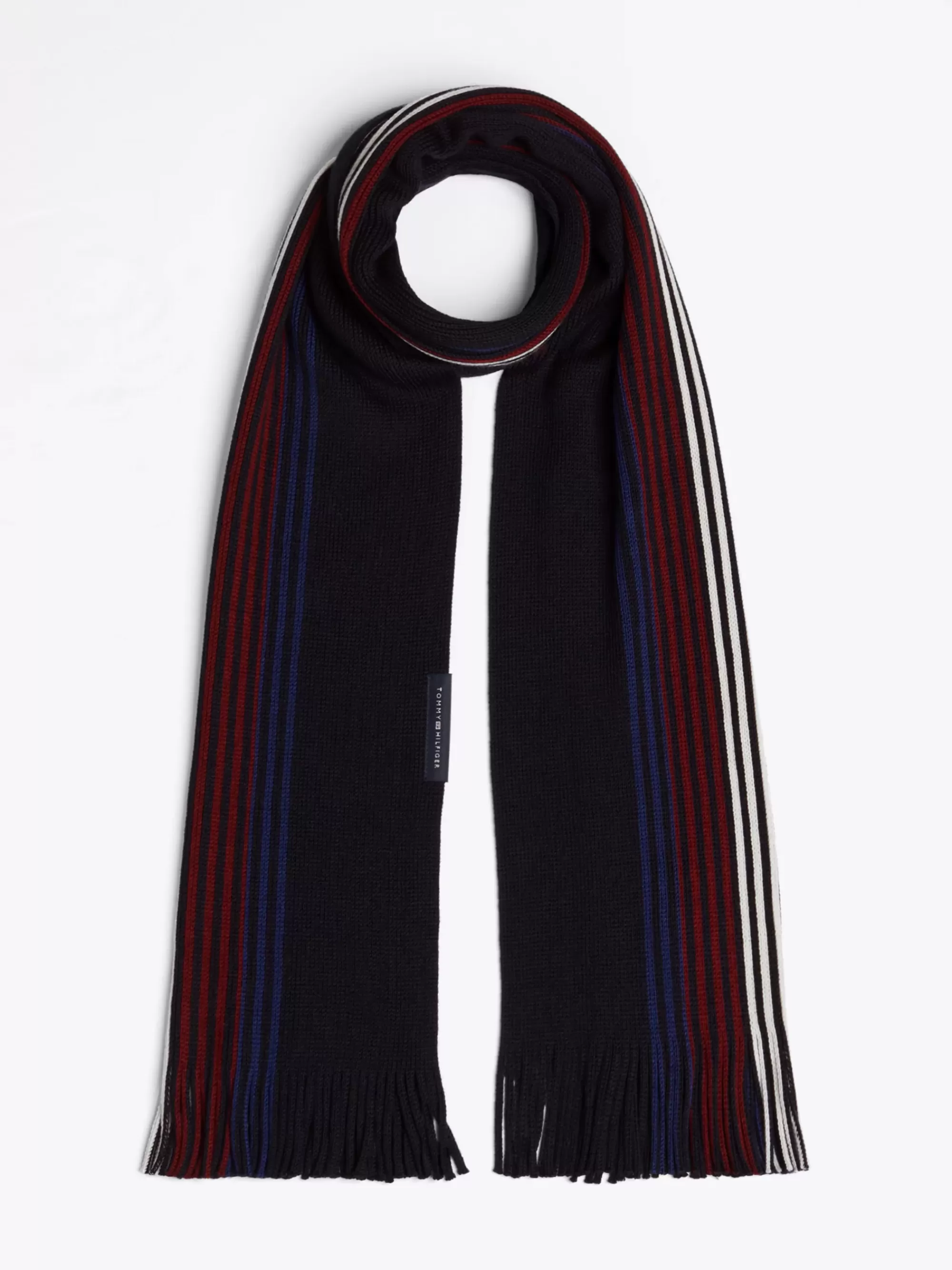 Mutsen, Handschoenen & Sjaals*Tommy Hilfiger Signature Wolmix Sjaal SPACE BLUE