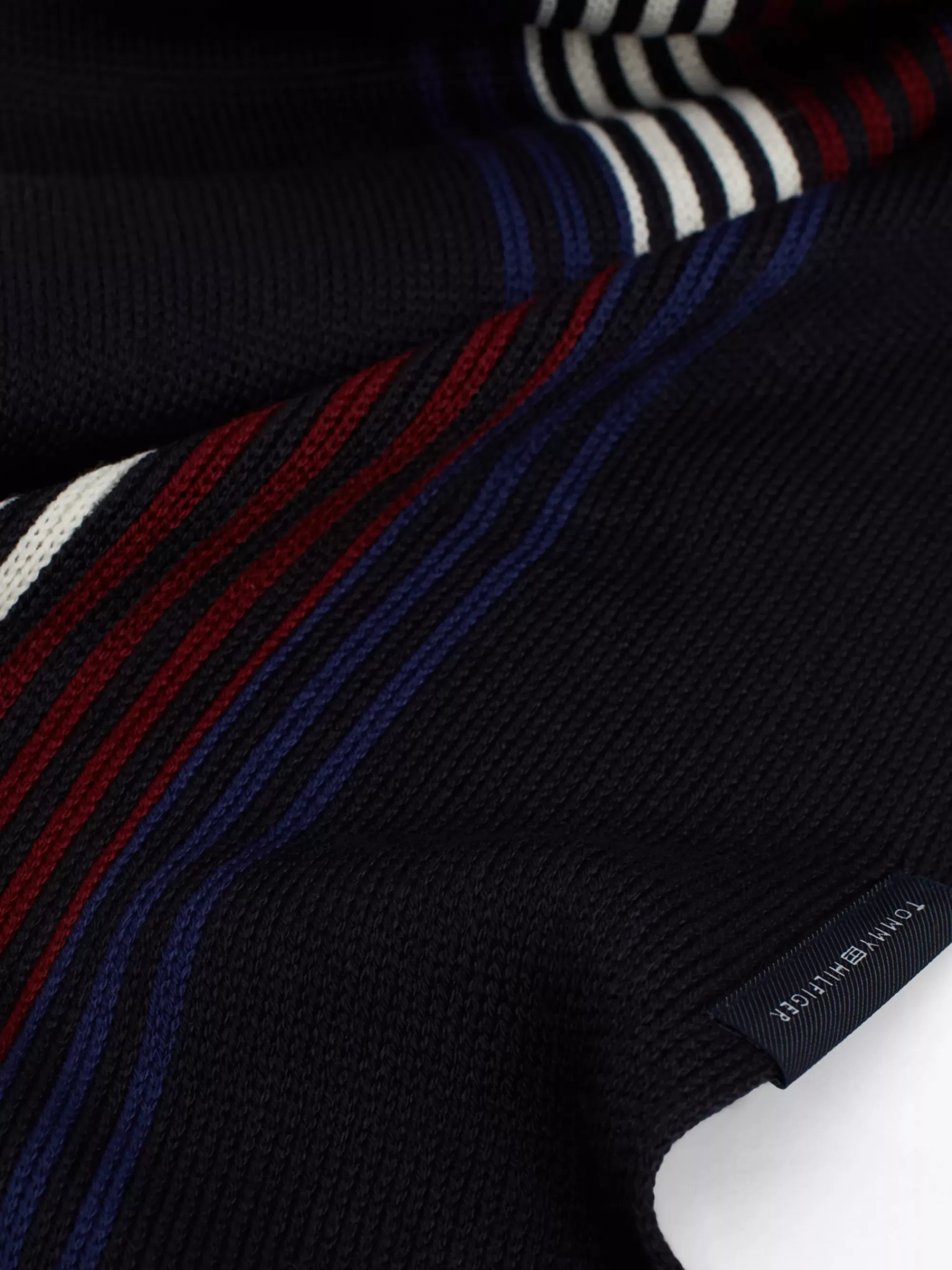 Mutsen, Handschoenen & Sjaals*Tommy Hilfiger Signature Wolmix Sjaal SPACE BLUE