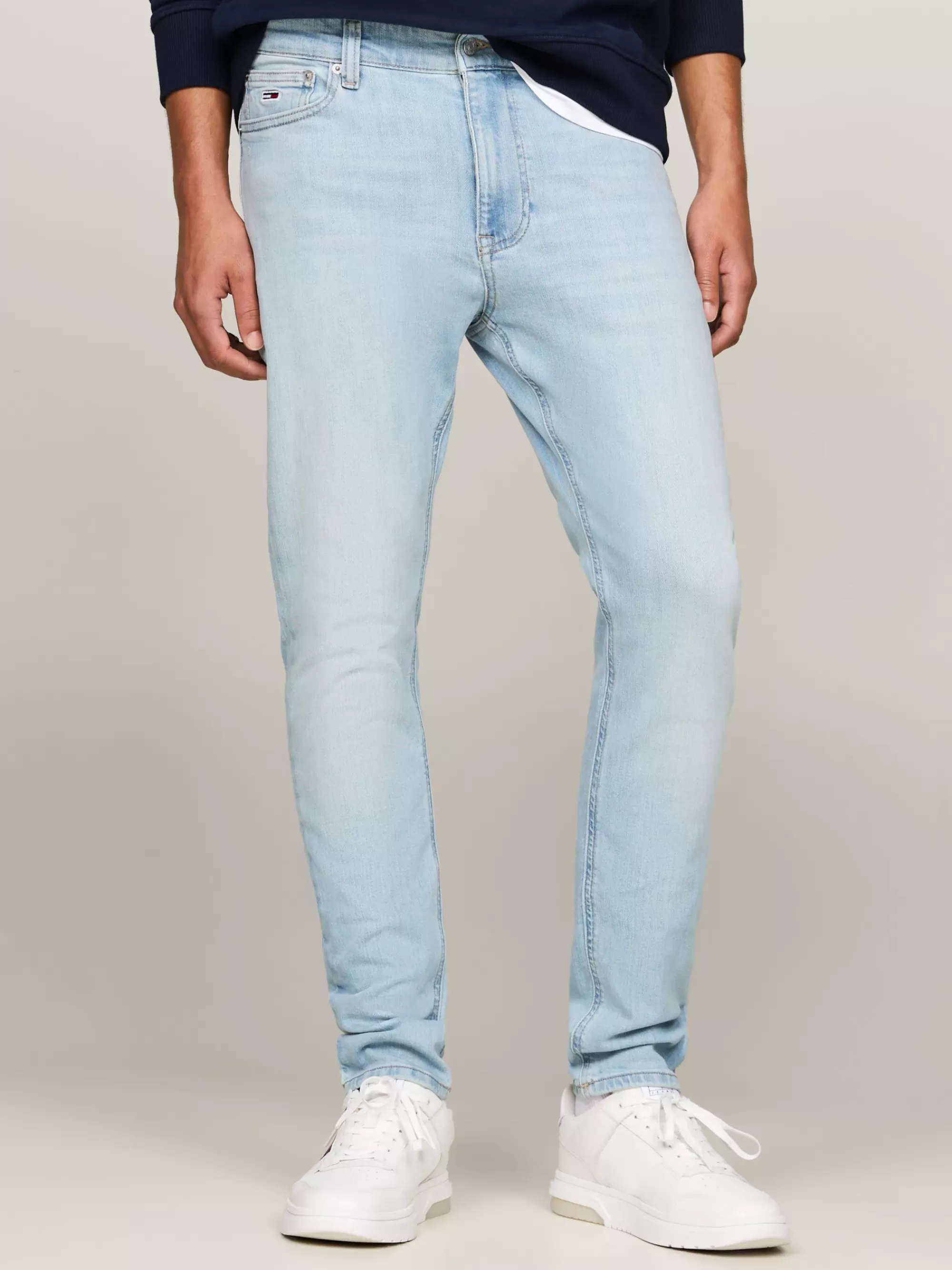 Jeans*Tommy Hilfiger Simon Skinny Jeans Met Fading DENIM LIGHT
