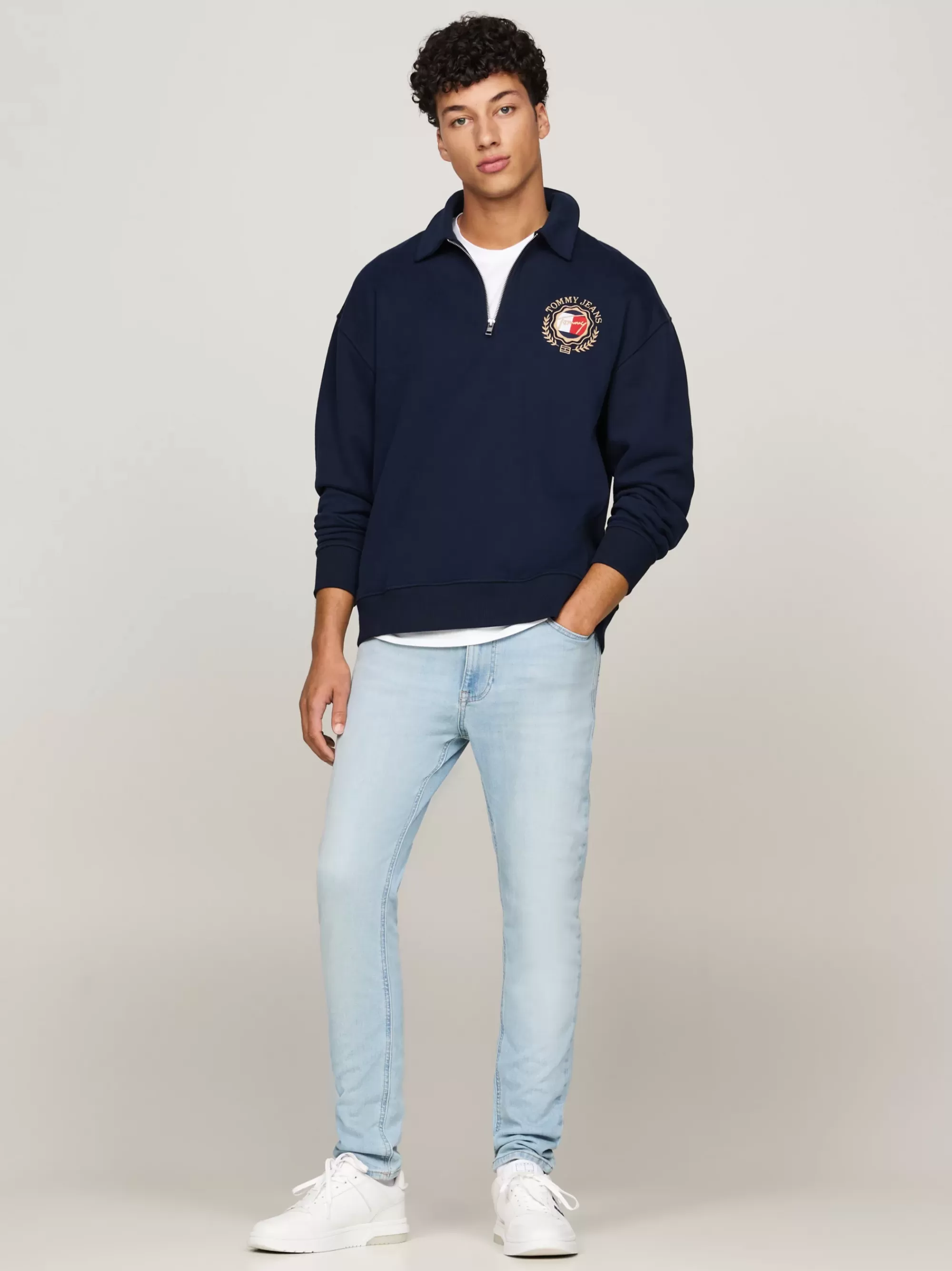 Jeans*Tommy Hilfiger Simon Skinny Jeans Met Fading DENIM LIGHT