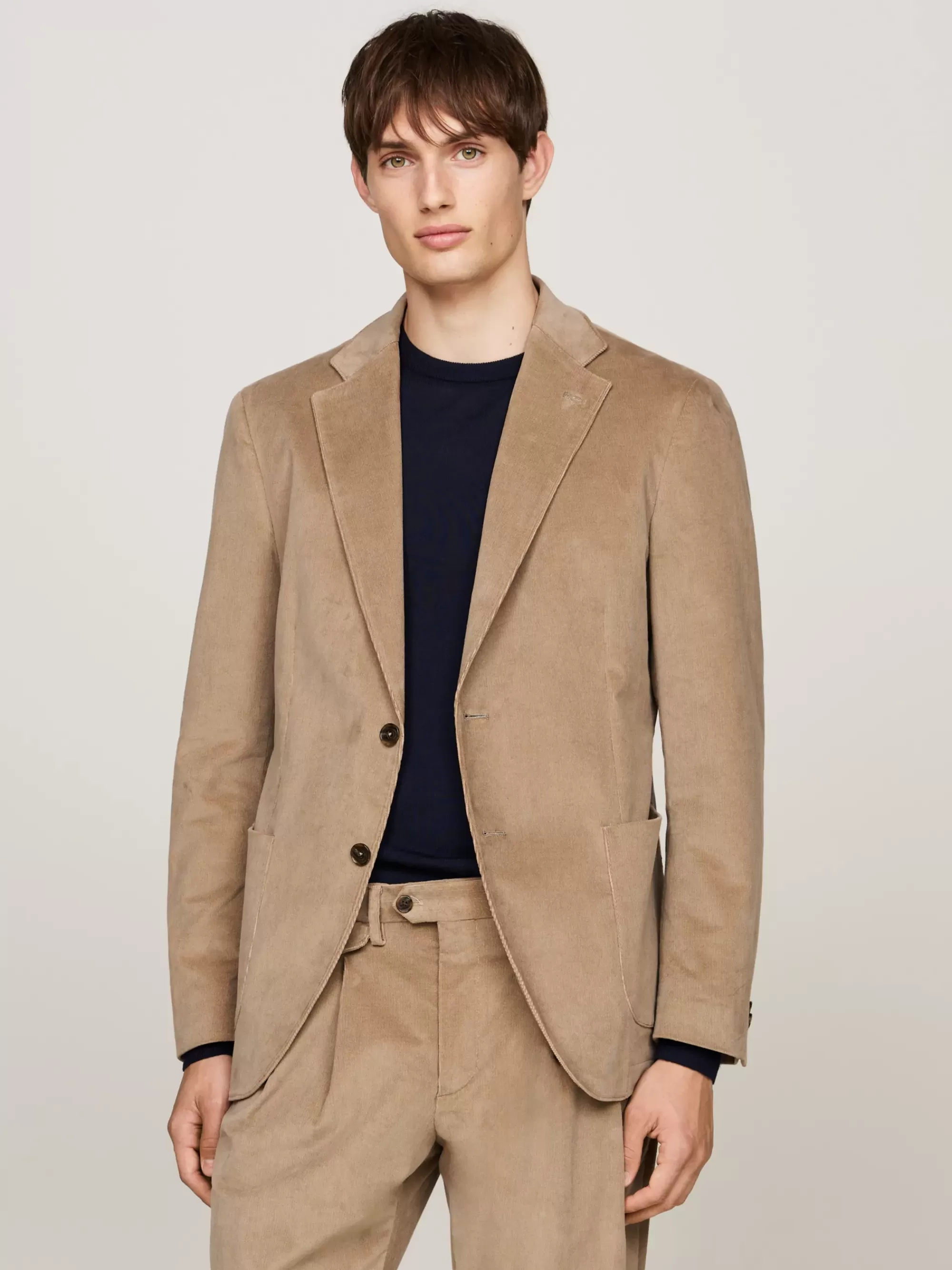 Pakken & Tailored*Tommy Hilfiger Single-breasted Blazer Van Corduroy BEIGE