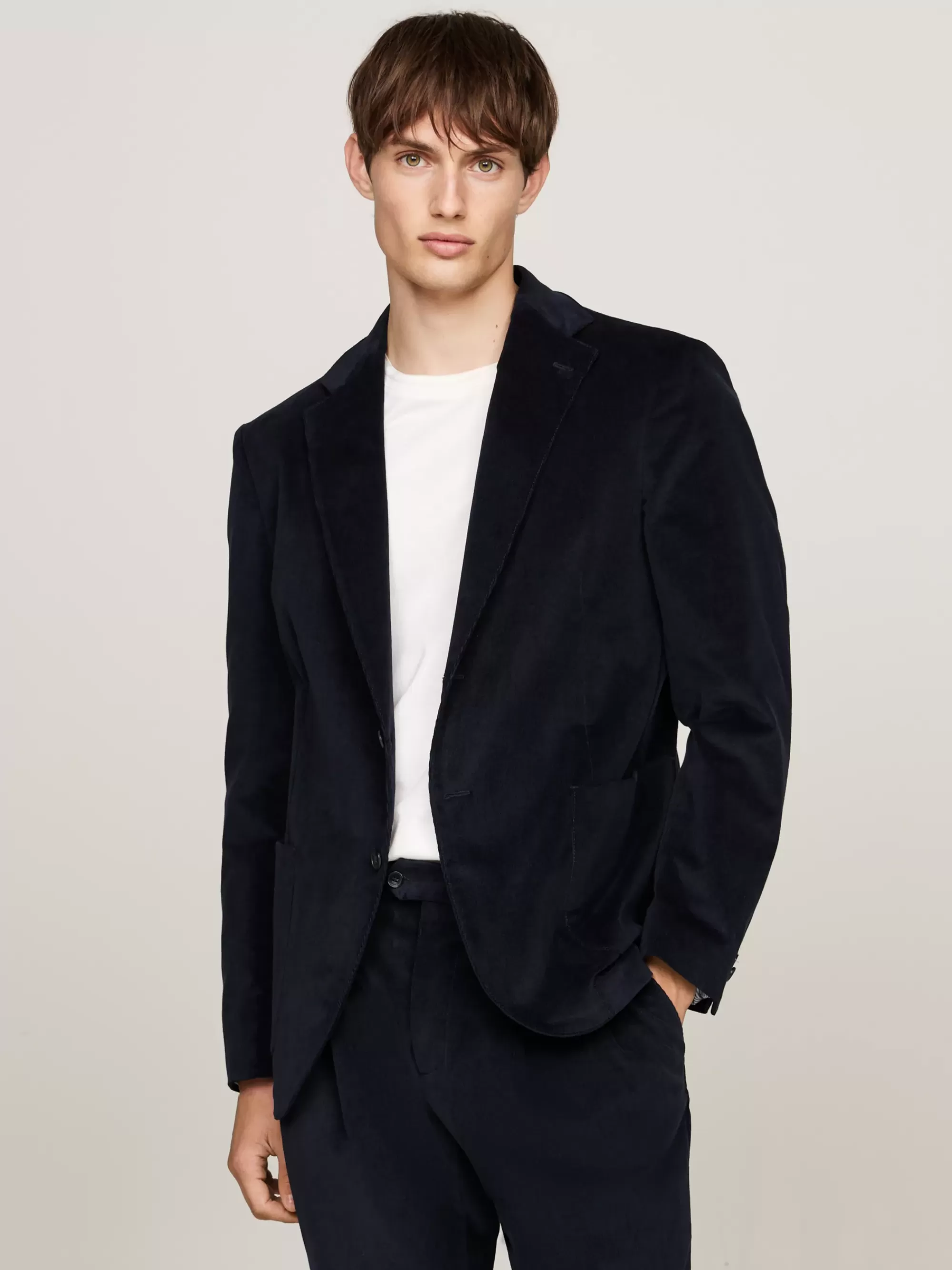 Pakken & Tailored*Tommy Hilfiger Single-breasted Blazer Van Corduroy BLUE