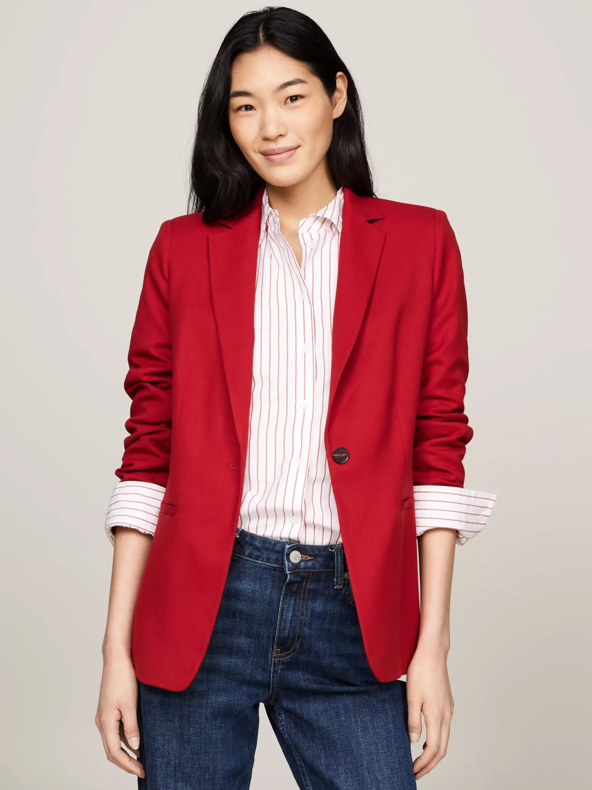 Co-Ords | Blazers*Tommy Hilfiger Single-breasted Regular Fit Blazer DARK MAGMA