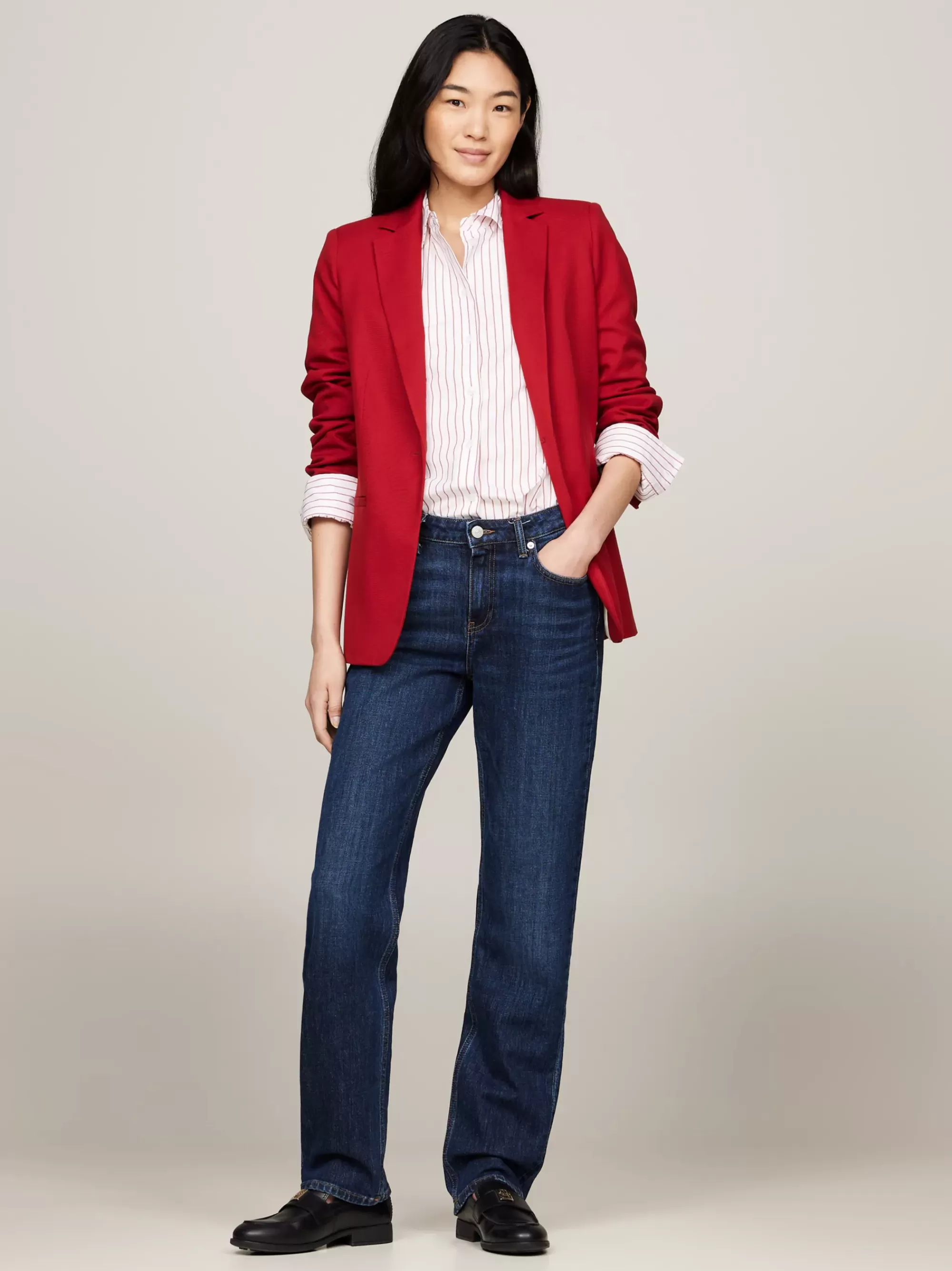 Co-Ords | Blazers*Tommy Hilfiger Single-breasted Regular Fit Blazer DARK MAGMA