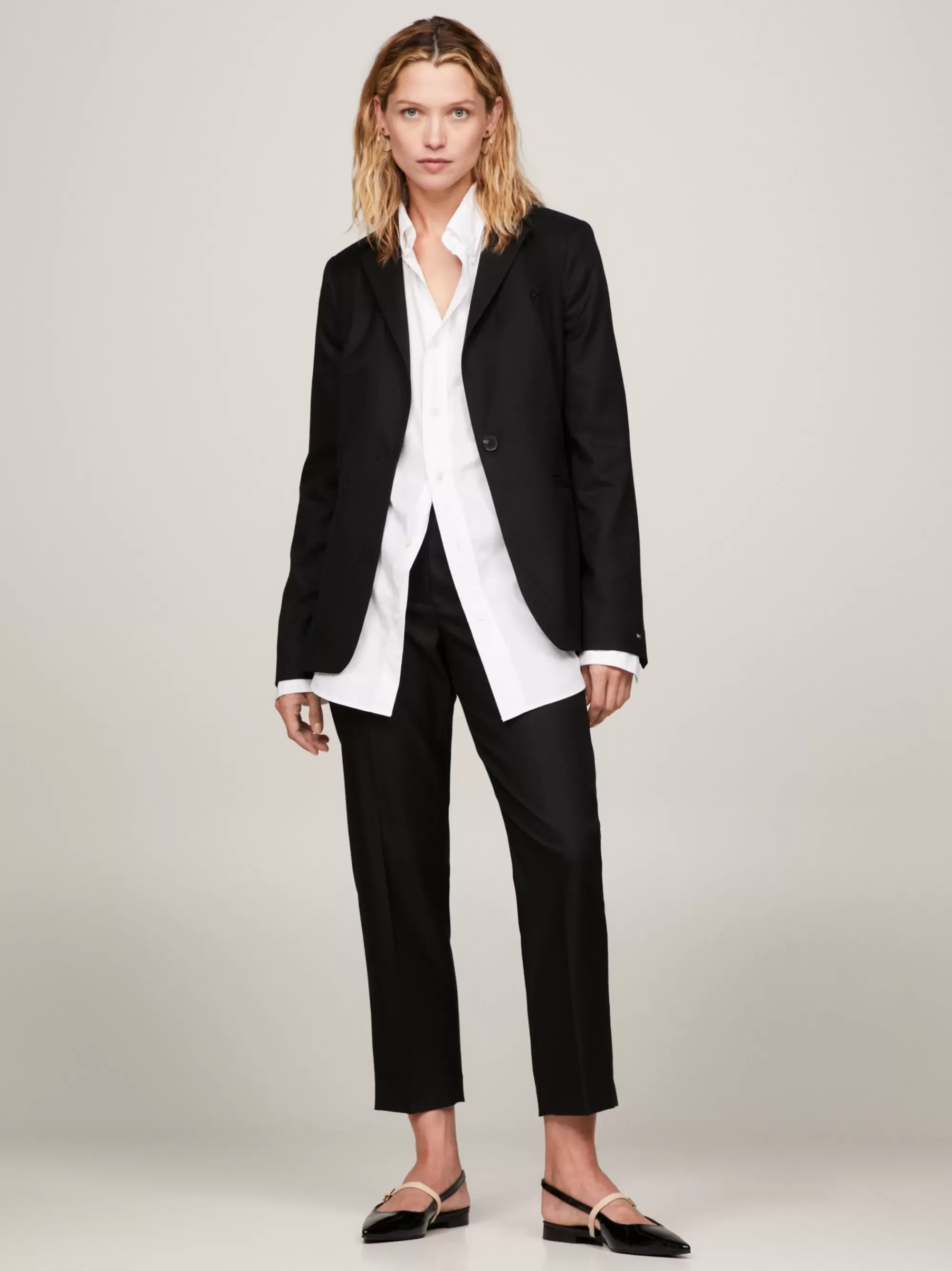 Co-Ords | Blazers*Tommy Hilfiger Single-breasted Regular Fit Blazer BLACK