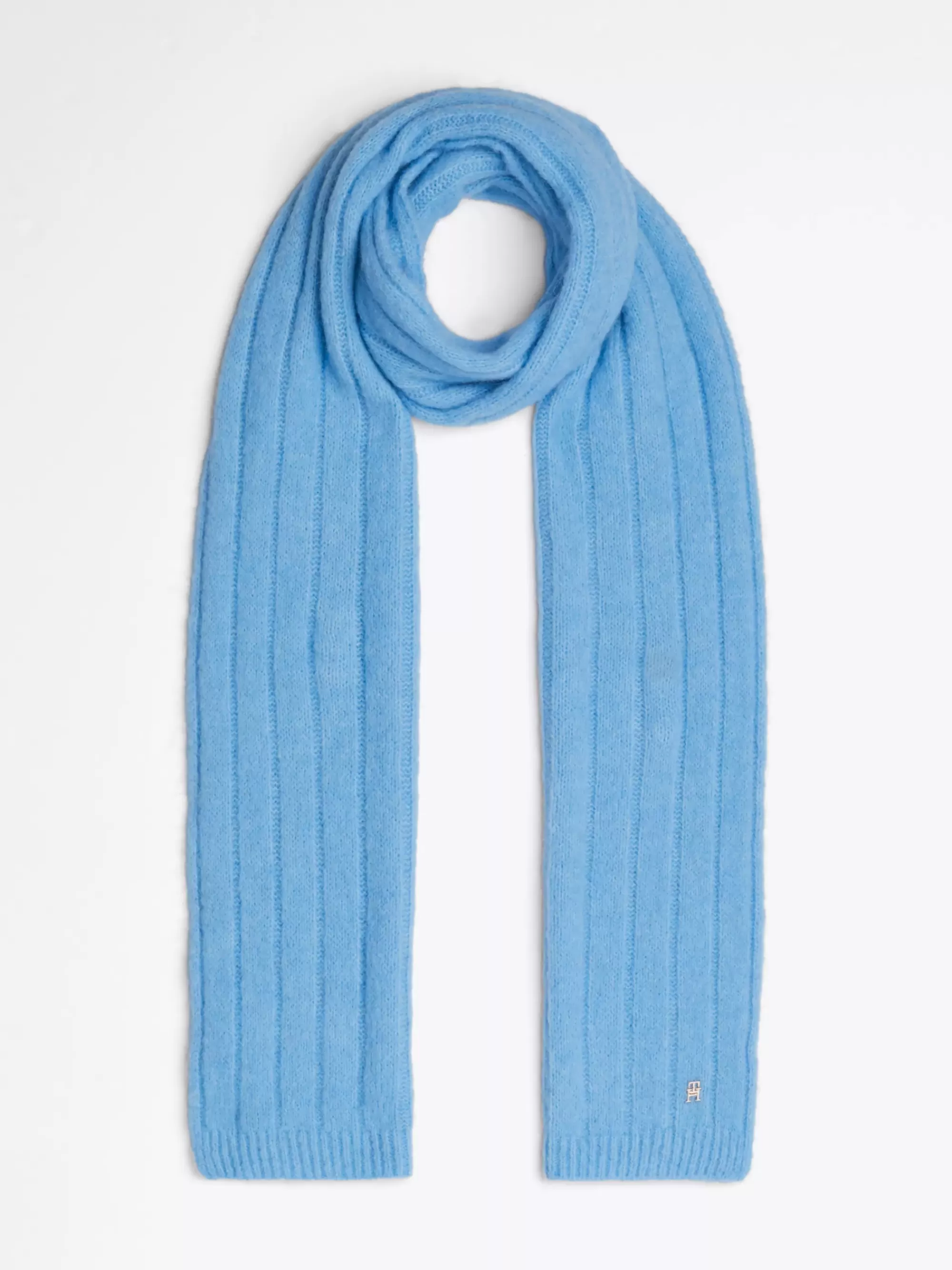 Sjaals | Sjaals*Tommy Hilfiger Sjaal Met Alpacawol En TH-monogram BREEZY BLUE