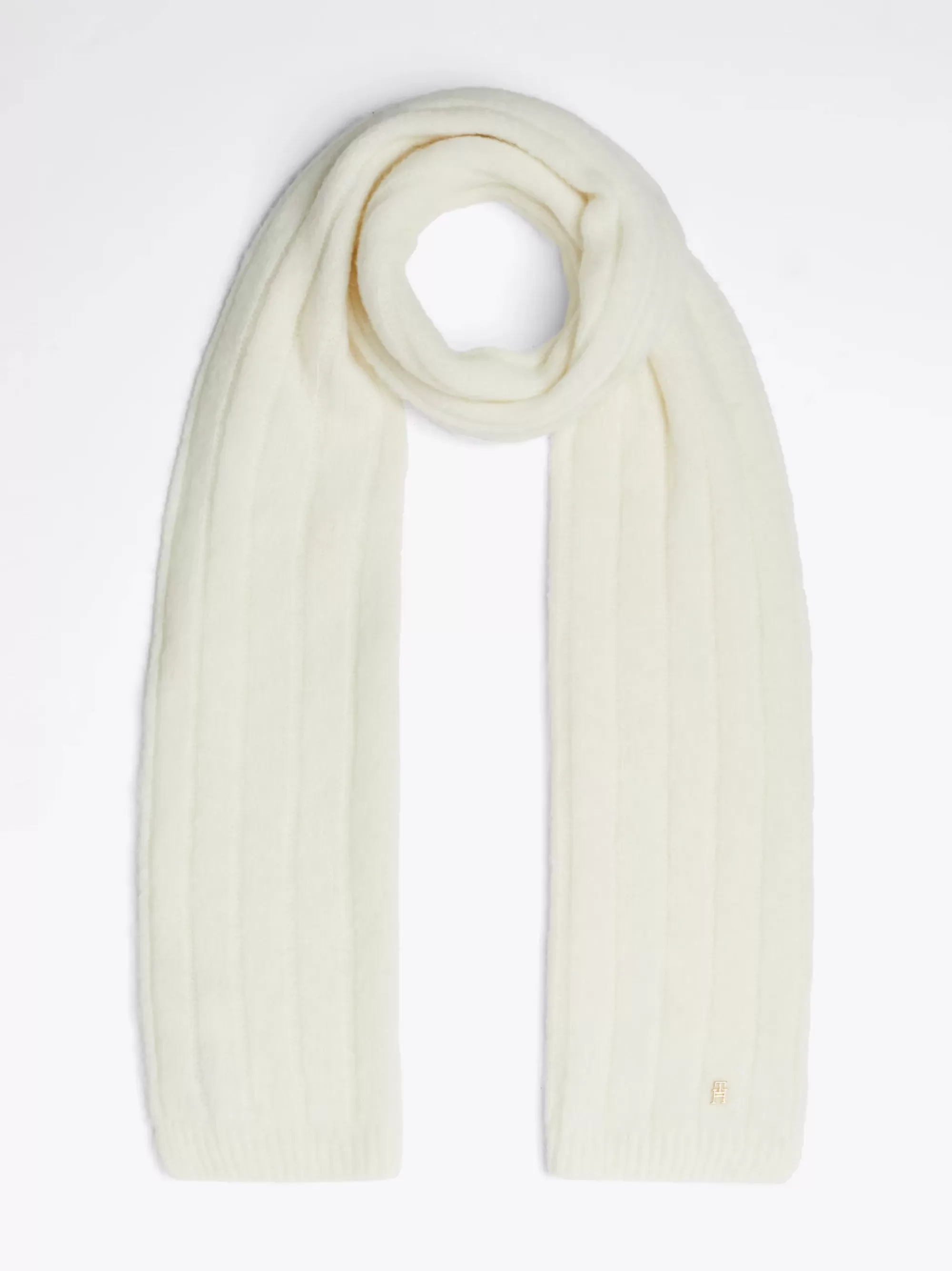 Sjaals | Sjaals*Tommy Hilfiger Sjaal Met Alpacawol En TH-monogram ANCIENT WHITE