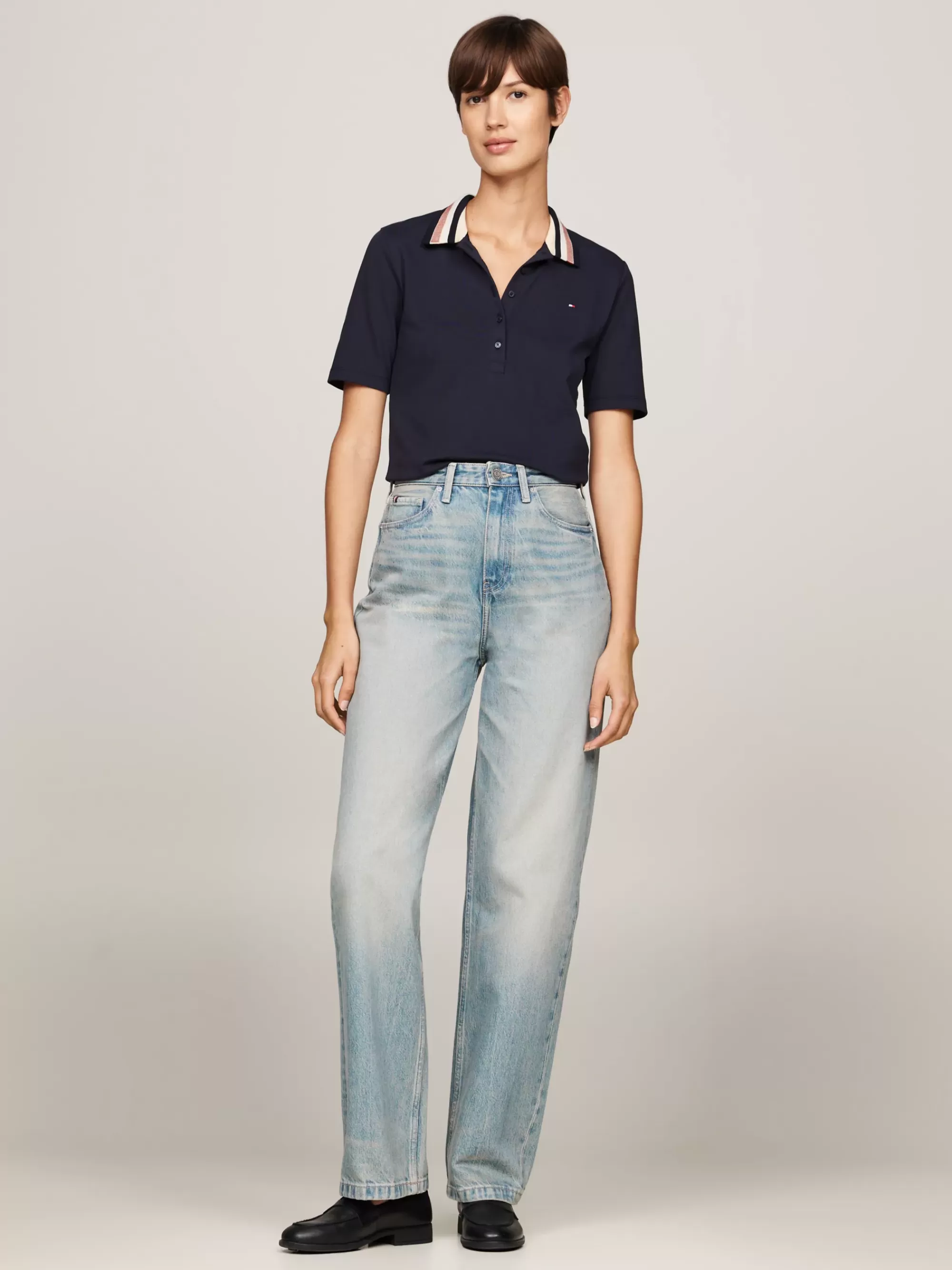 Polo's*Tommy Hilfiger Slim Fit Piqué Polo DESERT SKY