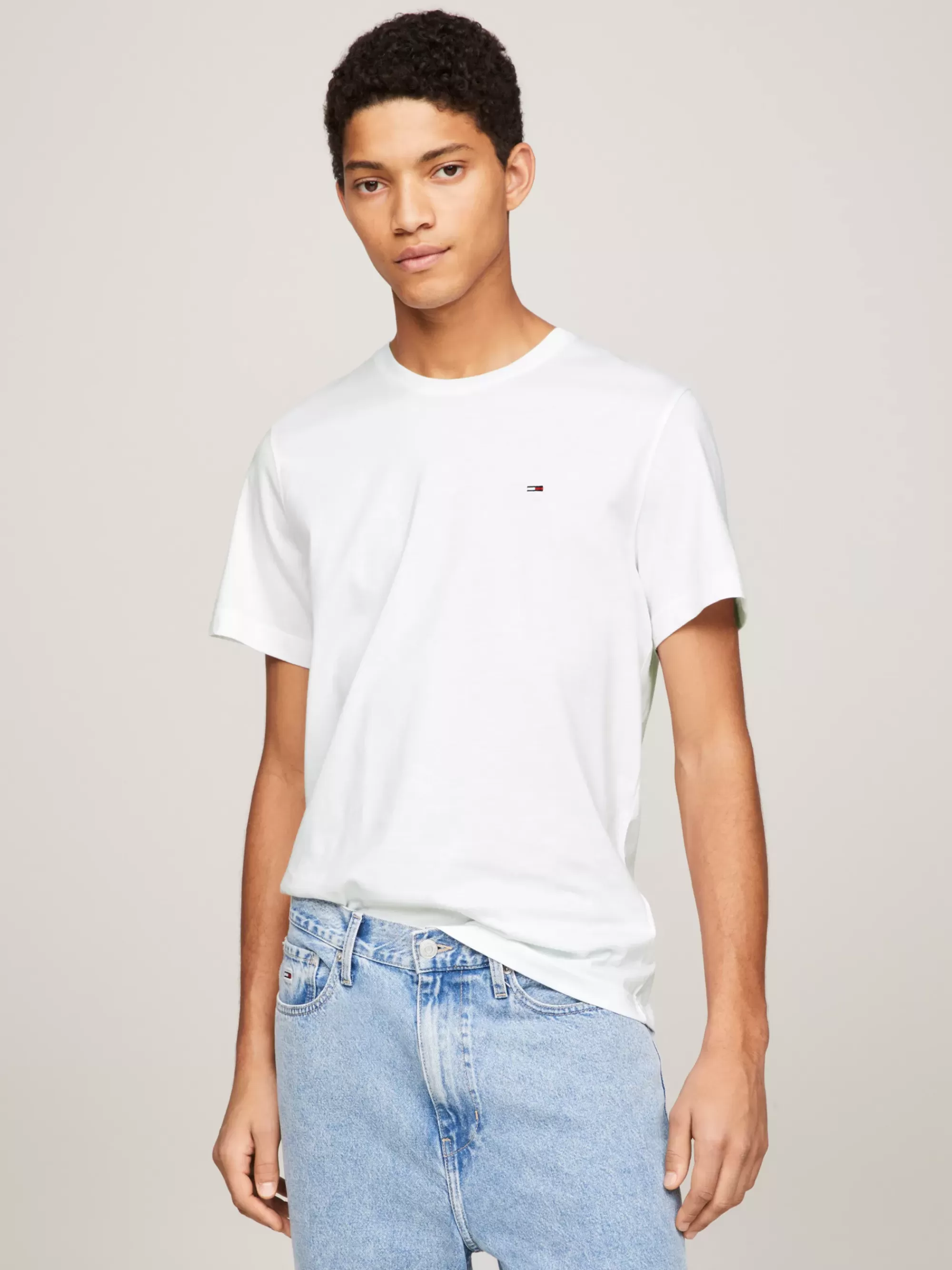 T-Shirts*Tommy Hilfiger Slim Fit T-shirt CLASSIC WHITE