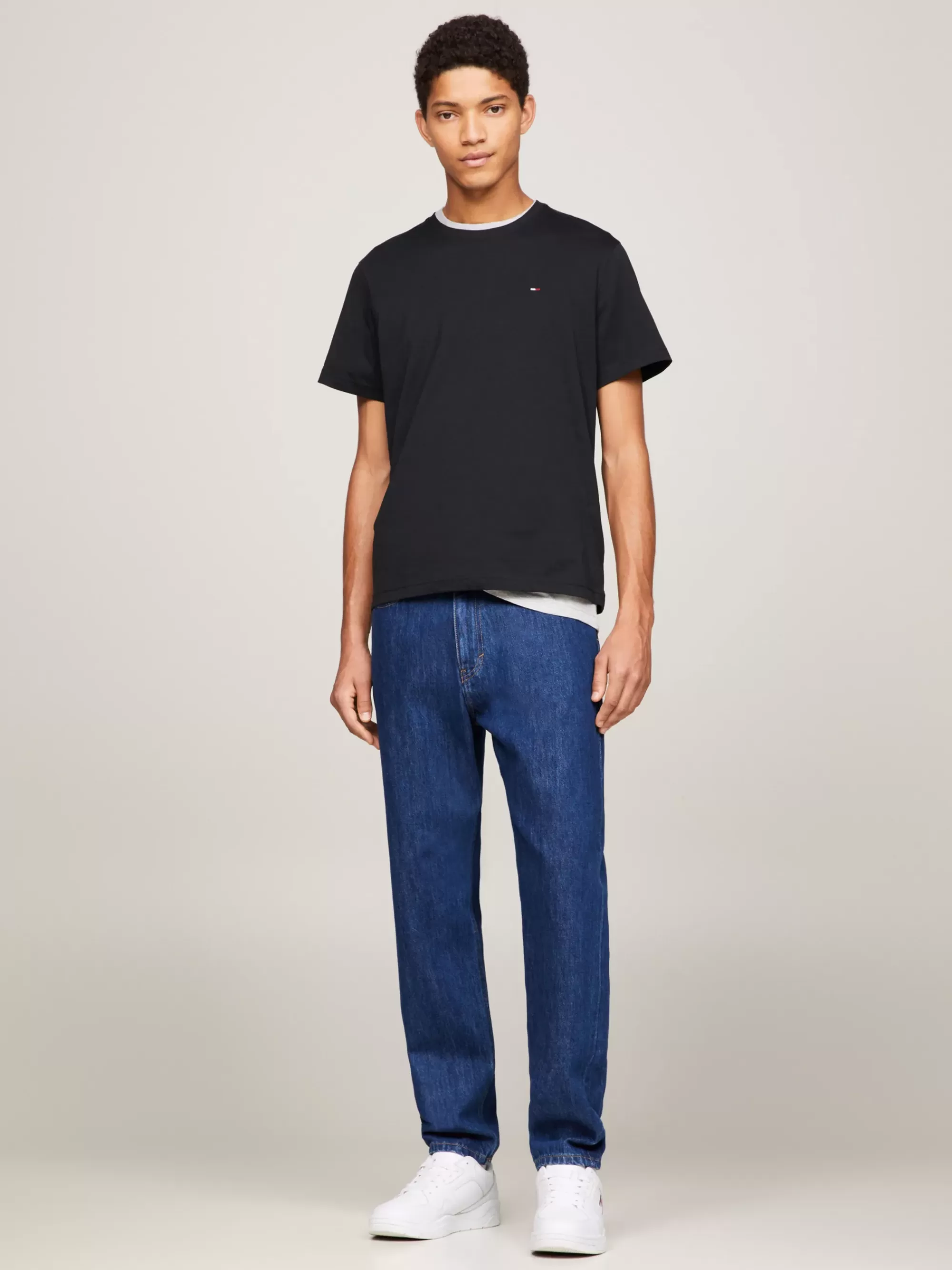 T-Shirts*Tommy Hilfiger Slim Fit T-shirt TOMMY BLACK