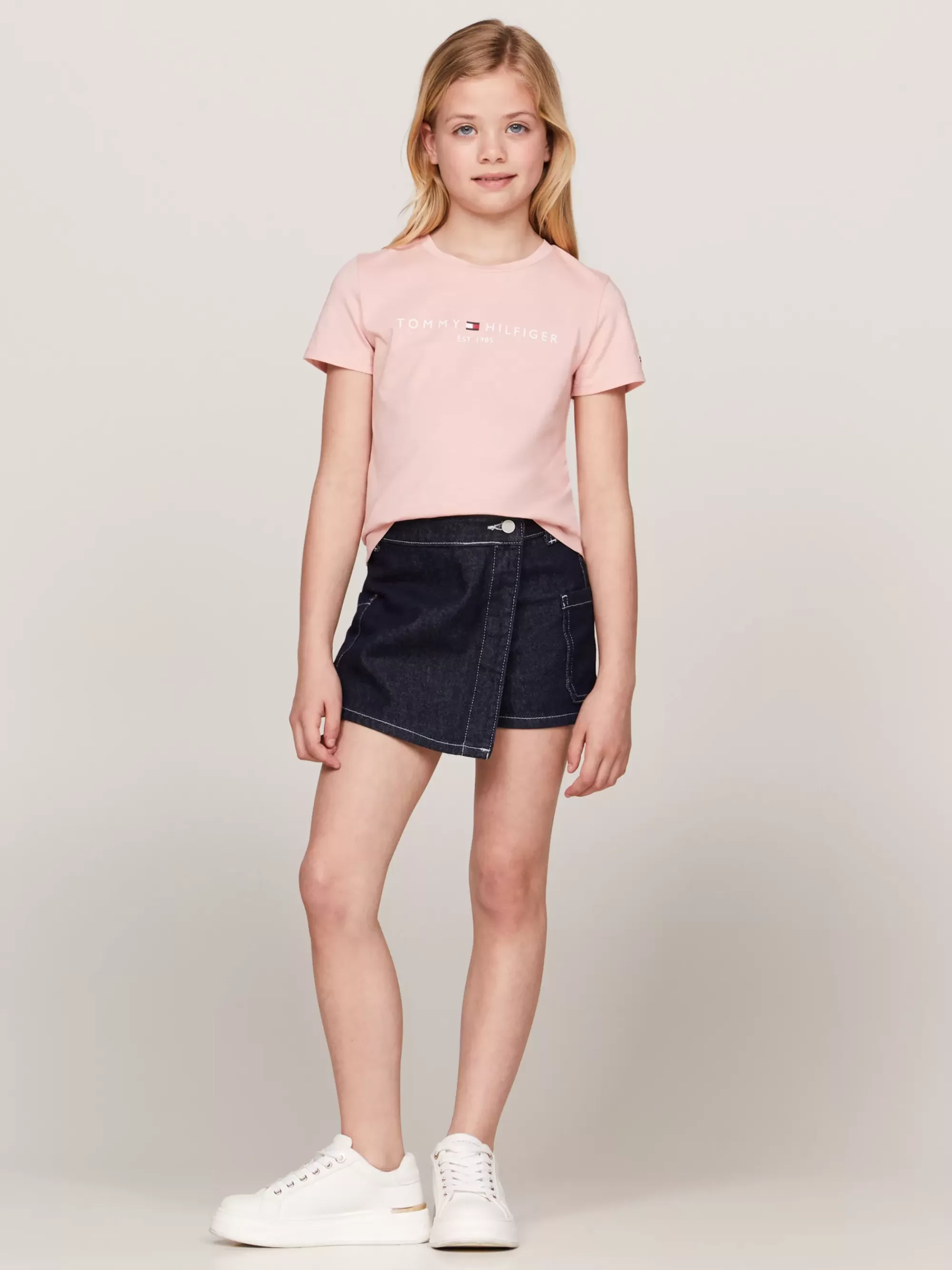 Tops & T-Shirts*Tommy Hilfiger Slim Fit T-shirt Met Logo SOFT ROSE