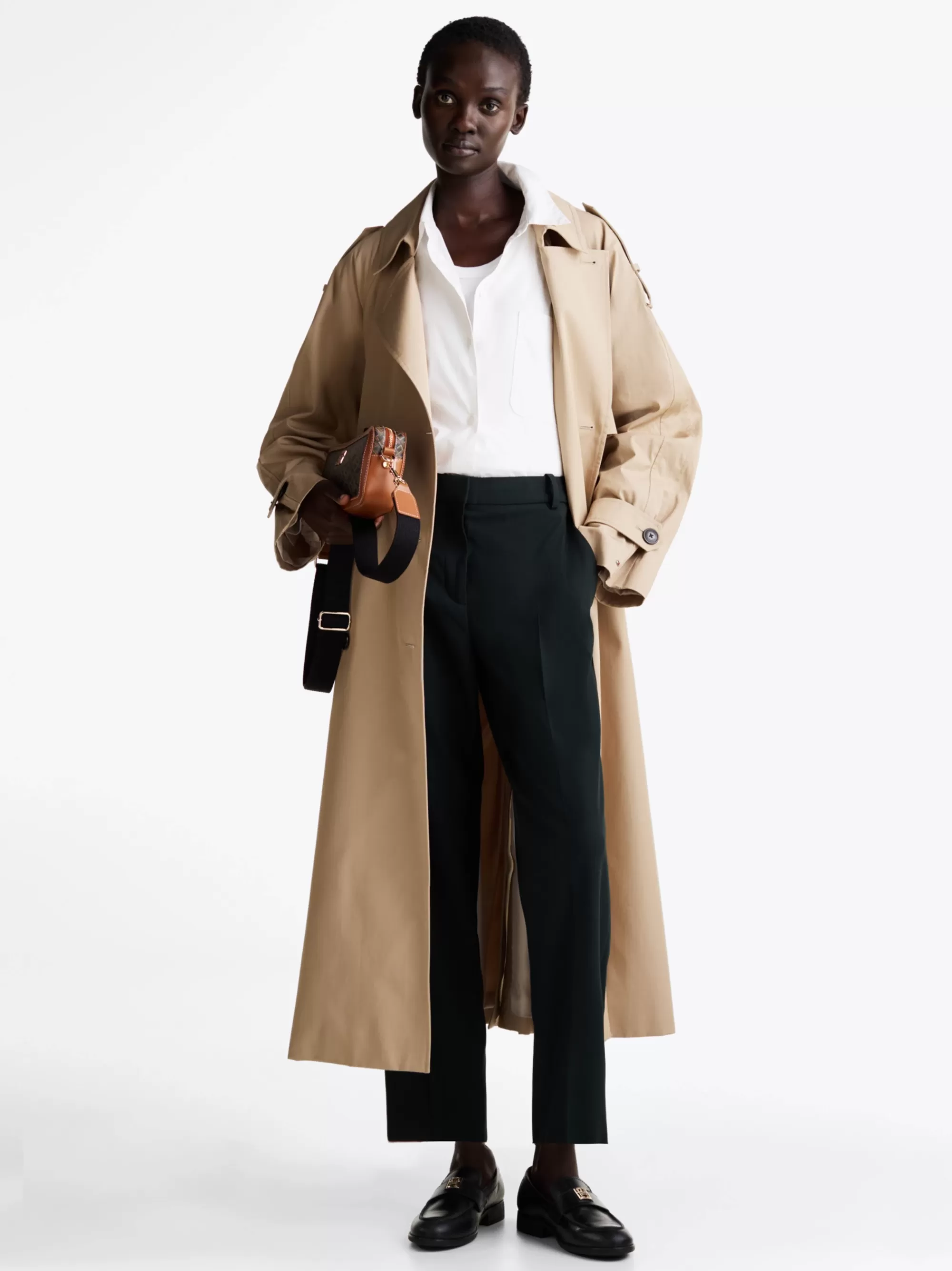 Broeken*Tommy Hilfiger Slim Straight Pantalon MIDNIGHT MOSS