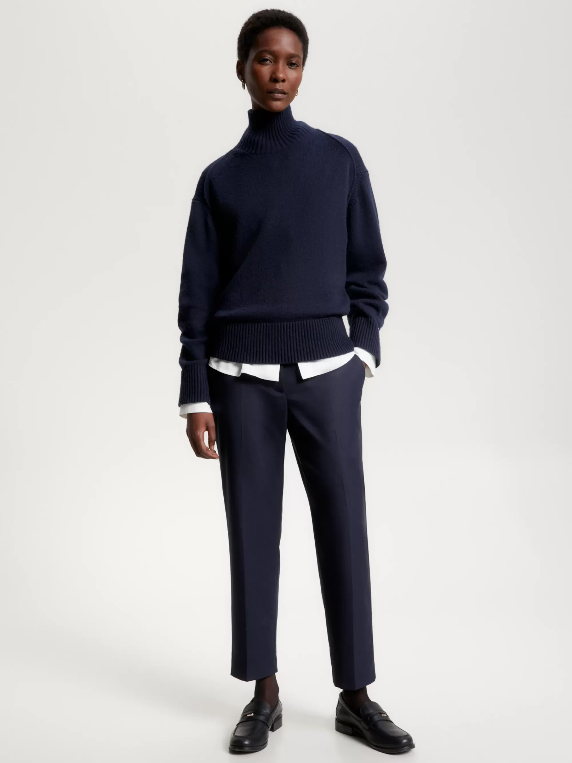 Co-Ords | Broeken*Tommy Hilfiger Slim Straight Pantalon DESERT SKY