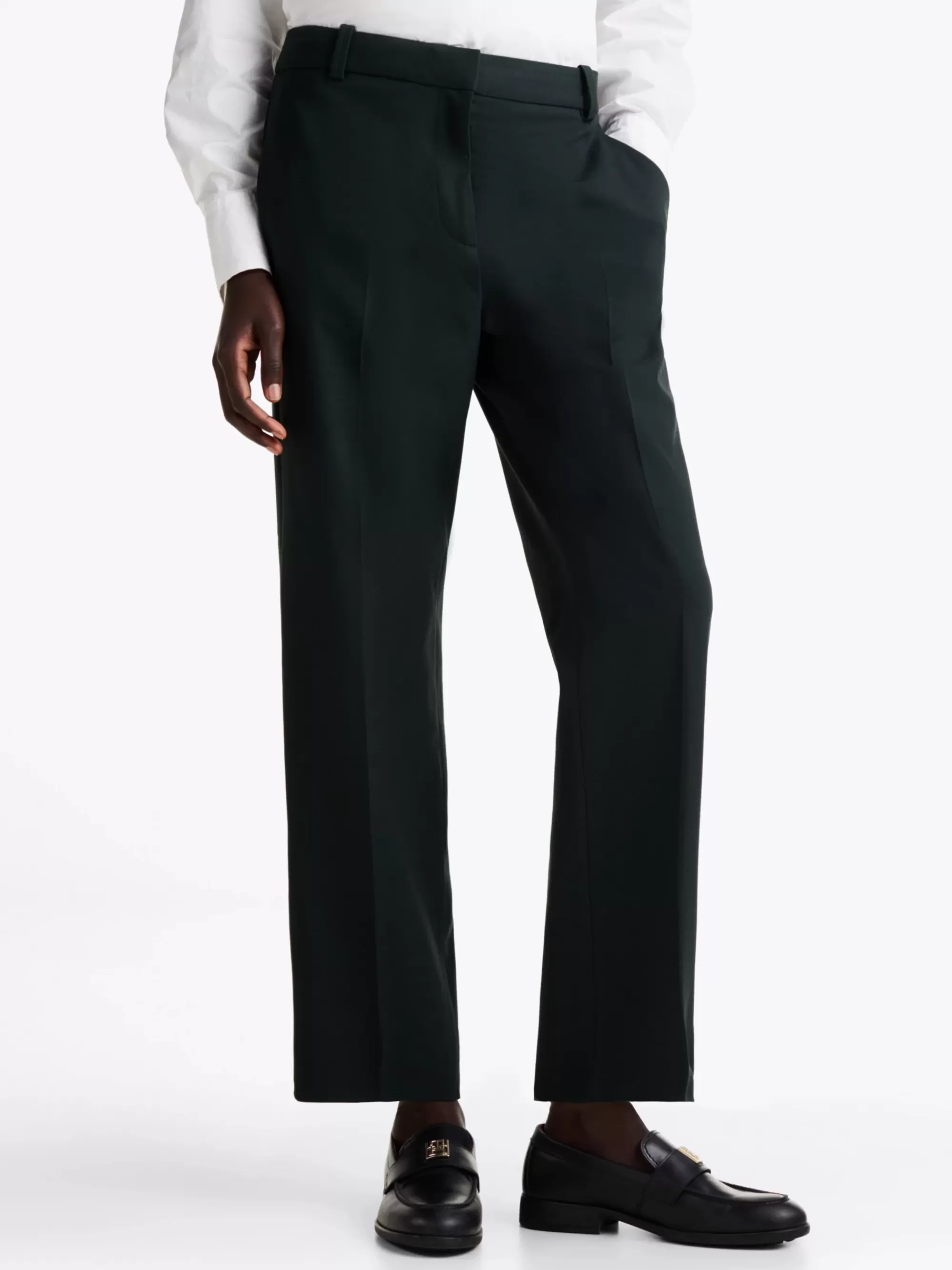 Broeken*Tommy Hilfiger Slim Straight Pantalon MIDNIGHT MOSS