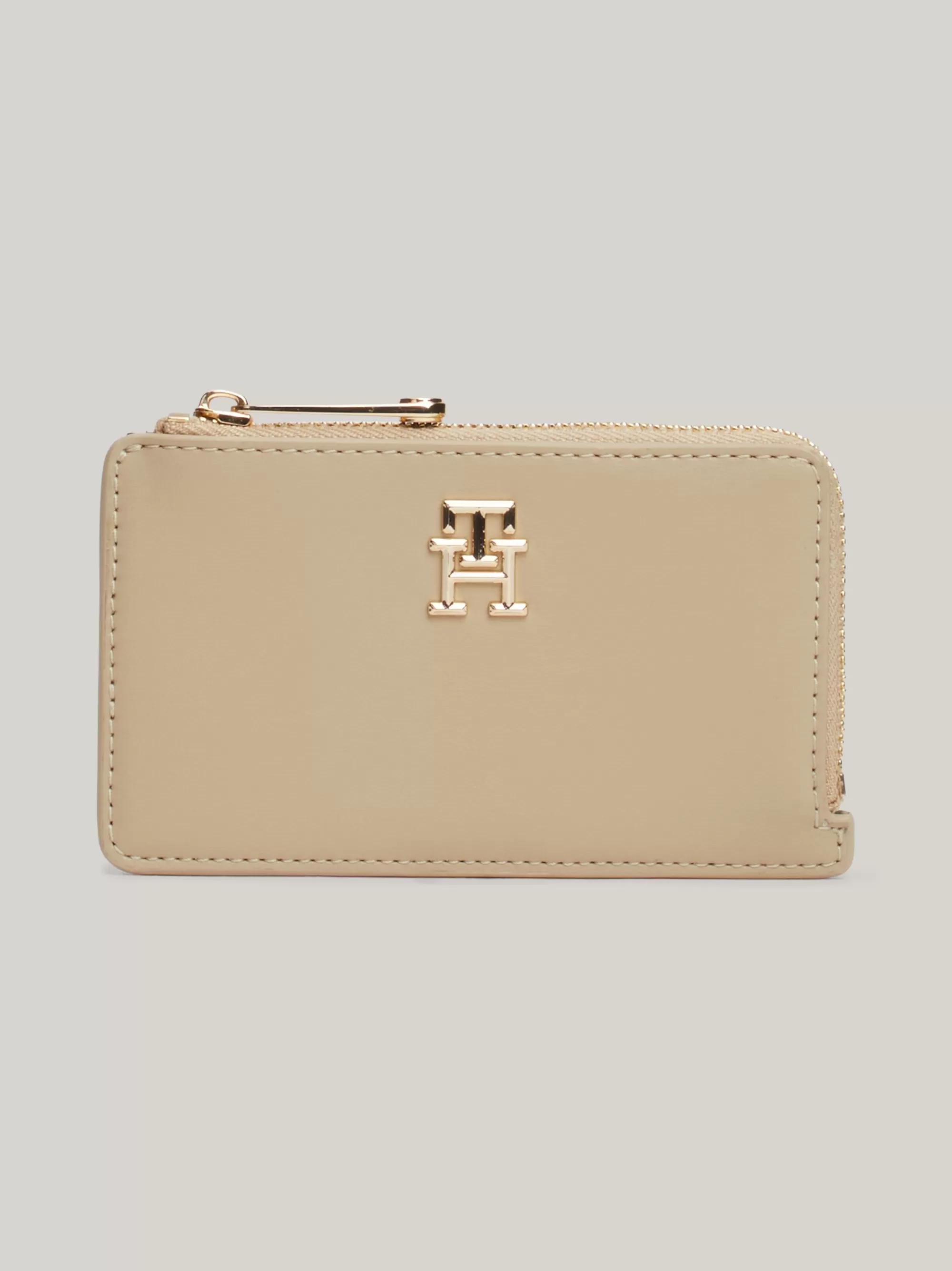 Portemonnees & Sleutelhangers*Tommy Hilfiger Slimline Portemonnee Met TH-monogram BEIGE
