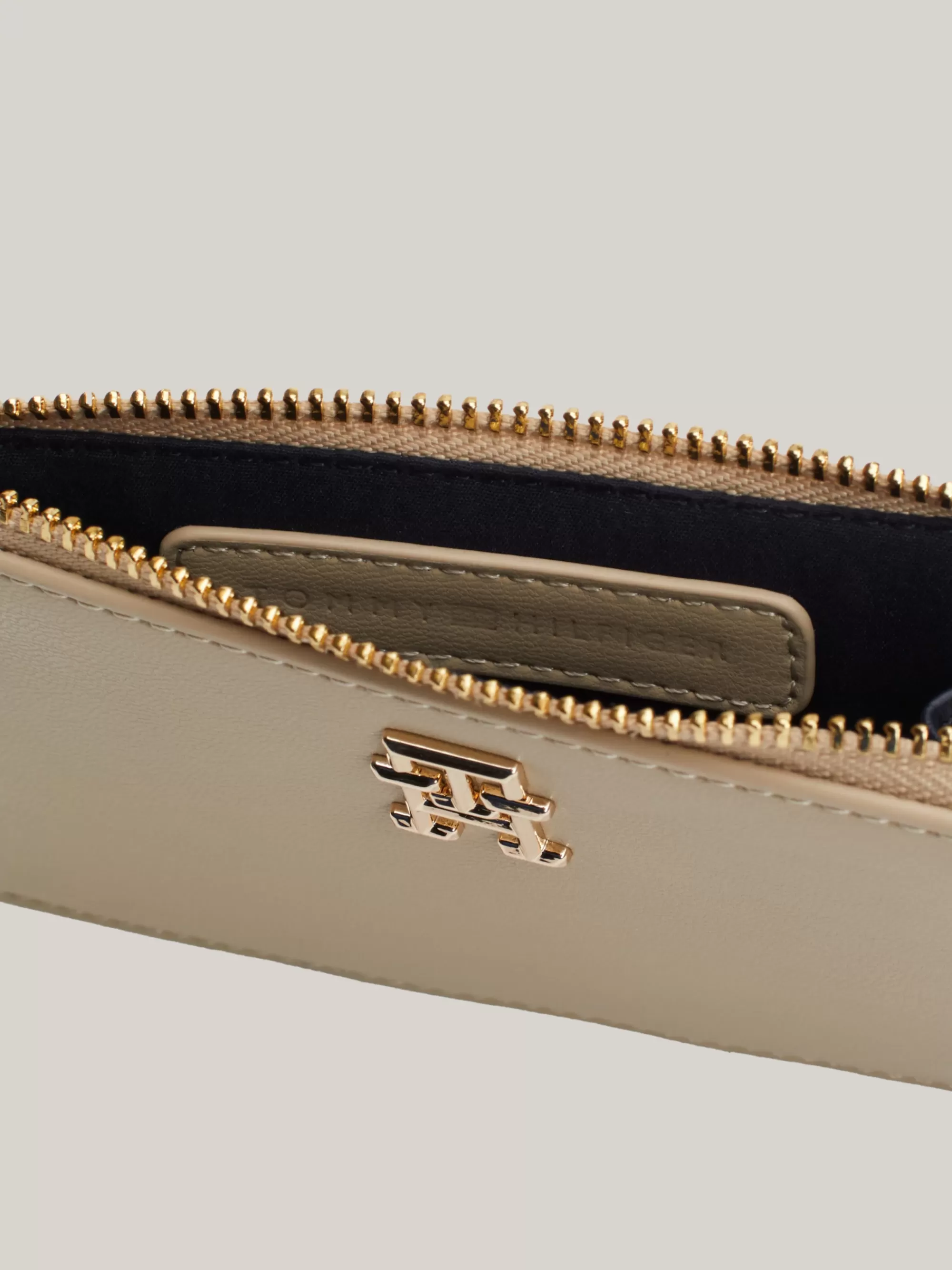 Portemonnees & Sleutelhangers*Tommy Hilfiger Slimline Portemonnee Met TH-monogram BEIGE