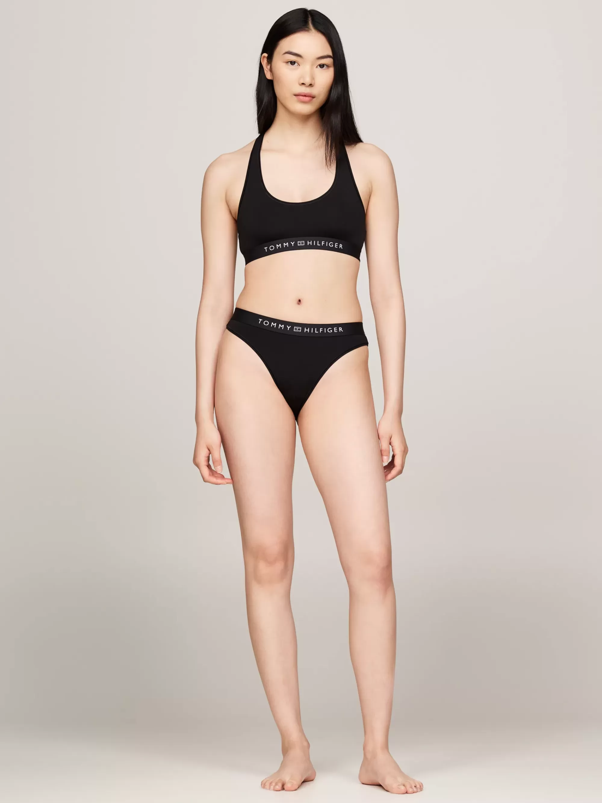 Slips | Lingerie*Tommy Hilfiger Slip Met Ton-sur-ton Logotailleband BLACK