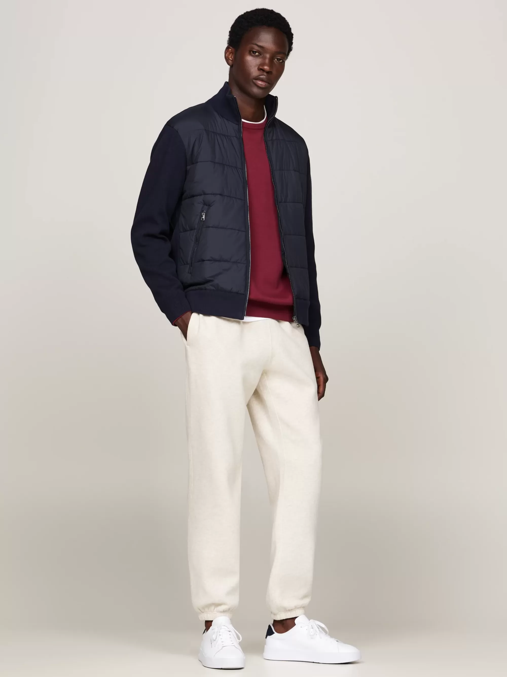 Truien | Truien & Vesten*Tommy Hilfiger Smart Casual Relaxed Getextureerd Jack DESERT SKY