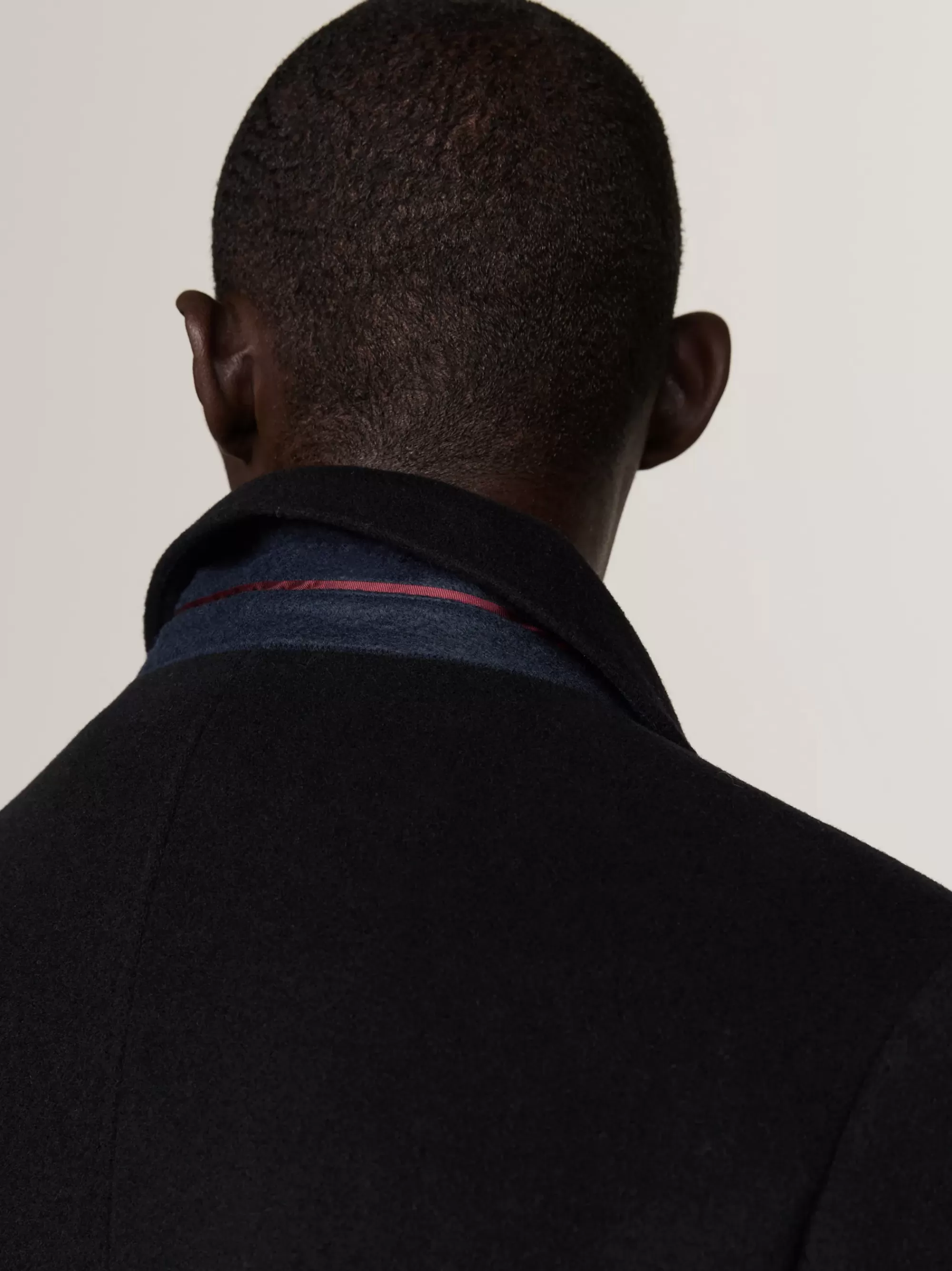 Jassen & Jacks*Tommy Hilfiger Smart-casual Jas Van Wolmix BLACK