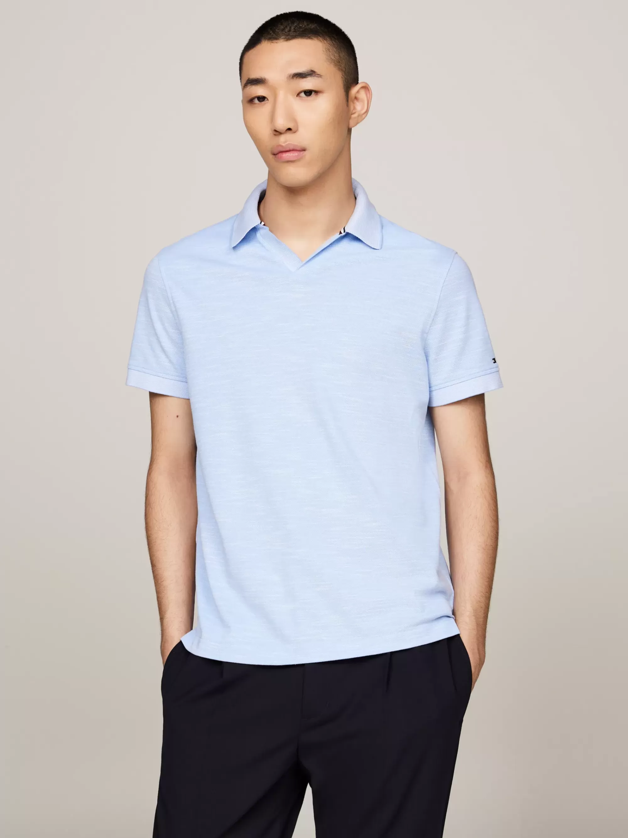 Polo's*Tommy Hilfiger Smart-casual Regular Fit Polo VESSEL BLUE / ECRU