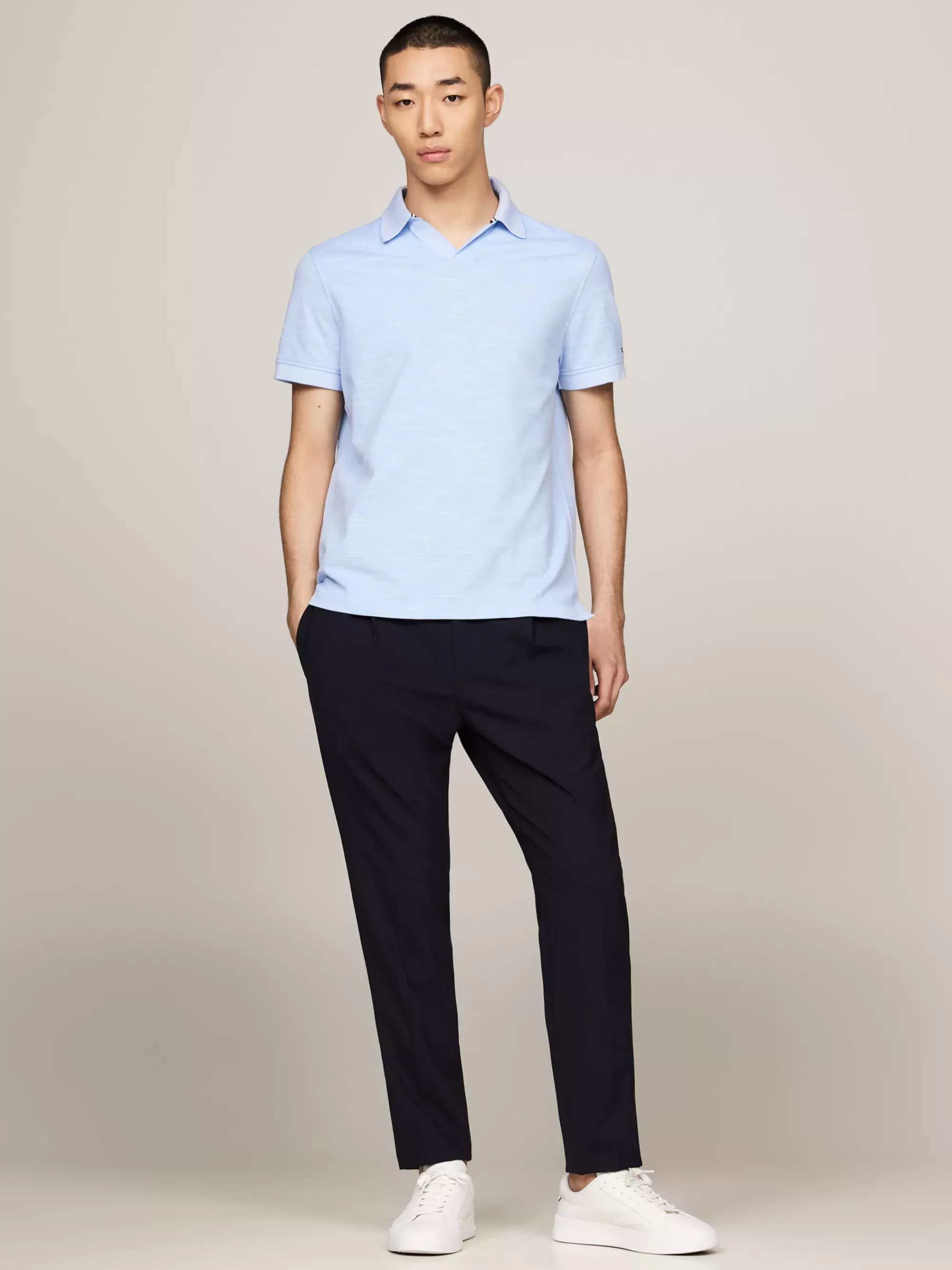 Polo's*Tommy Hilfiger Smart-casual Regular Fit Polo VESSEL BLUE / ECRU