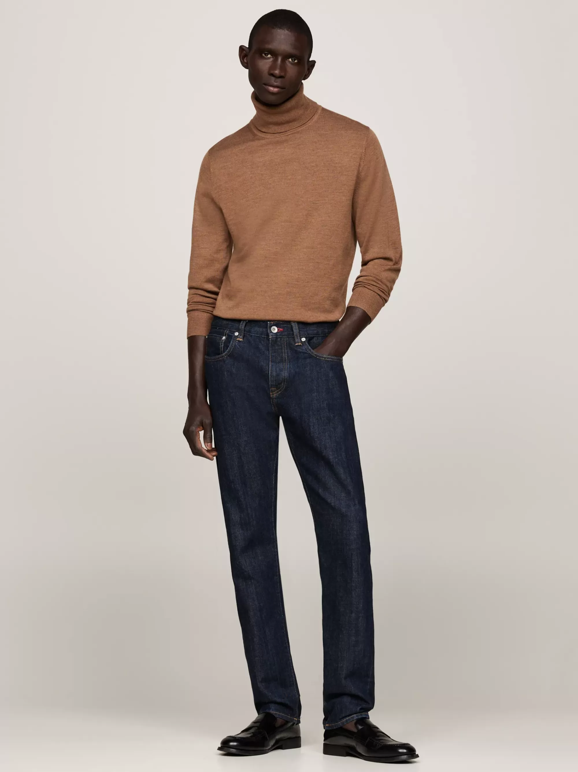 Coltruien | Truien*Tommy Hilfiger Smart-casual Trui Met Col HICKORY