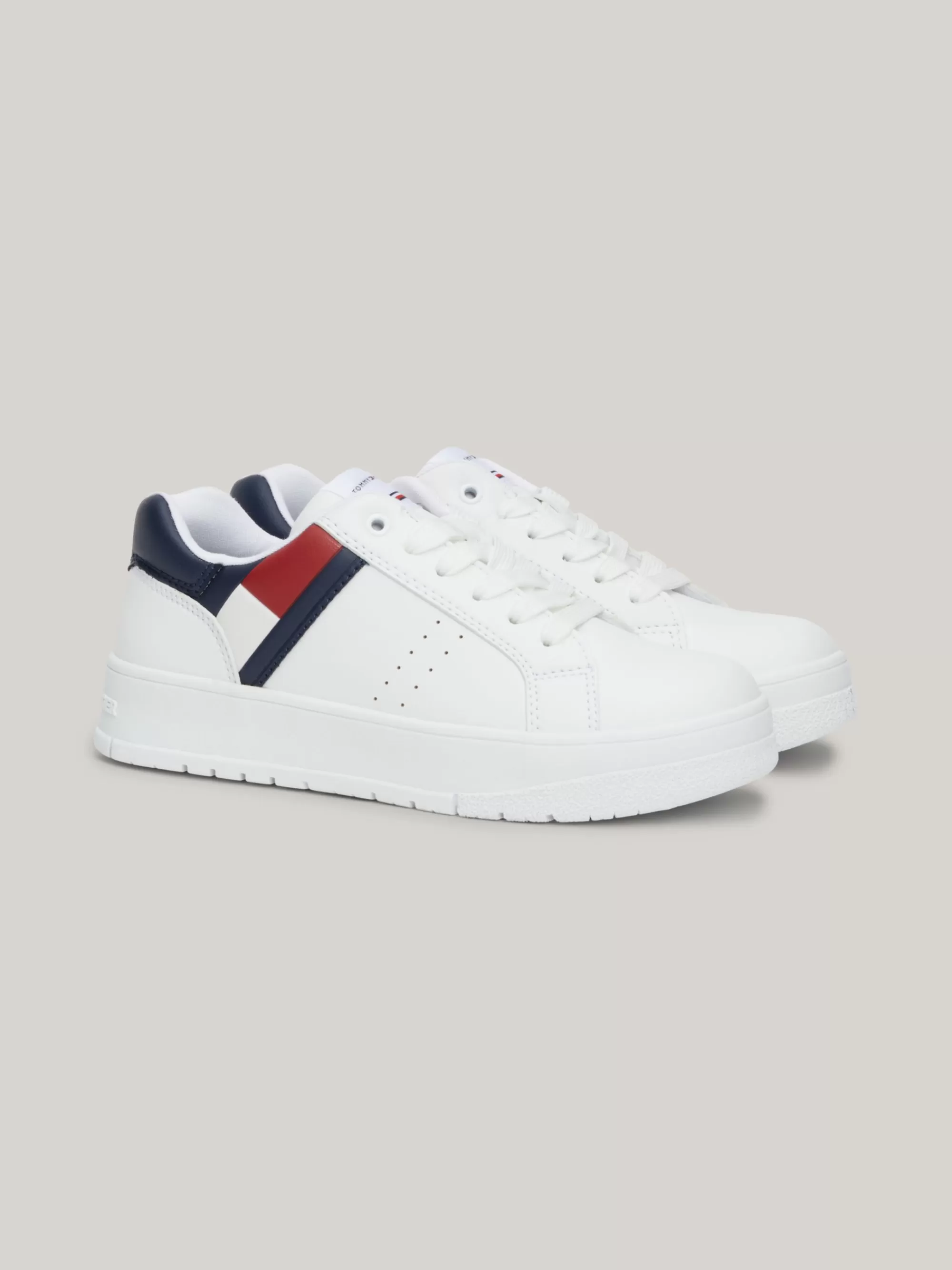 Schoenen & Accessoires | Schoenen & Accessoires*Tommy Hilfiger Sneaker Met Chunky Zool En Vlag WHITE