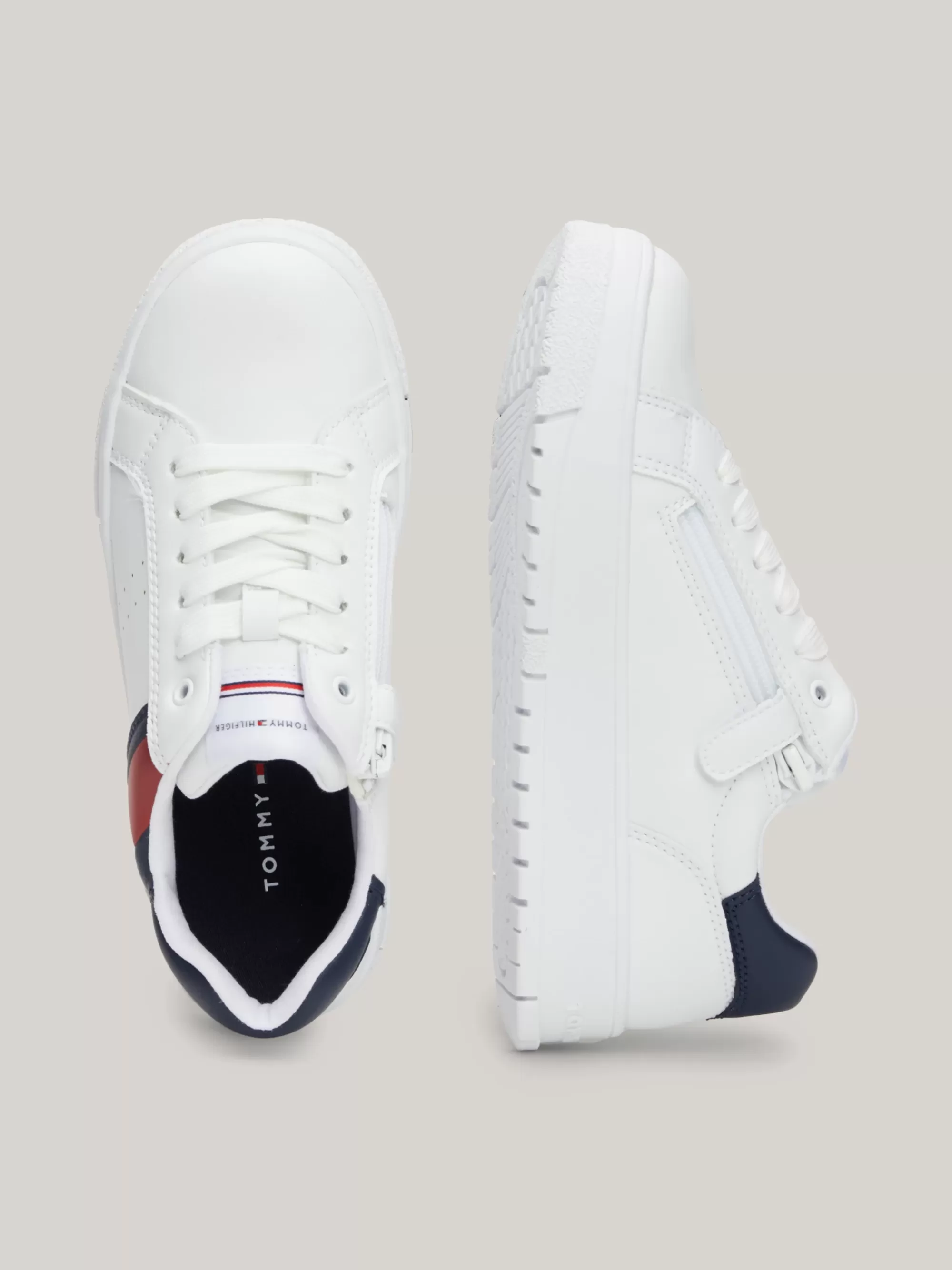 Schoenen & Accessoires | Schoenen & Accessoires*Tommy Hilfiger Sneaker Met Chunky Zool En Vlag WHITE