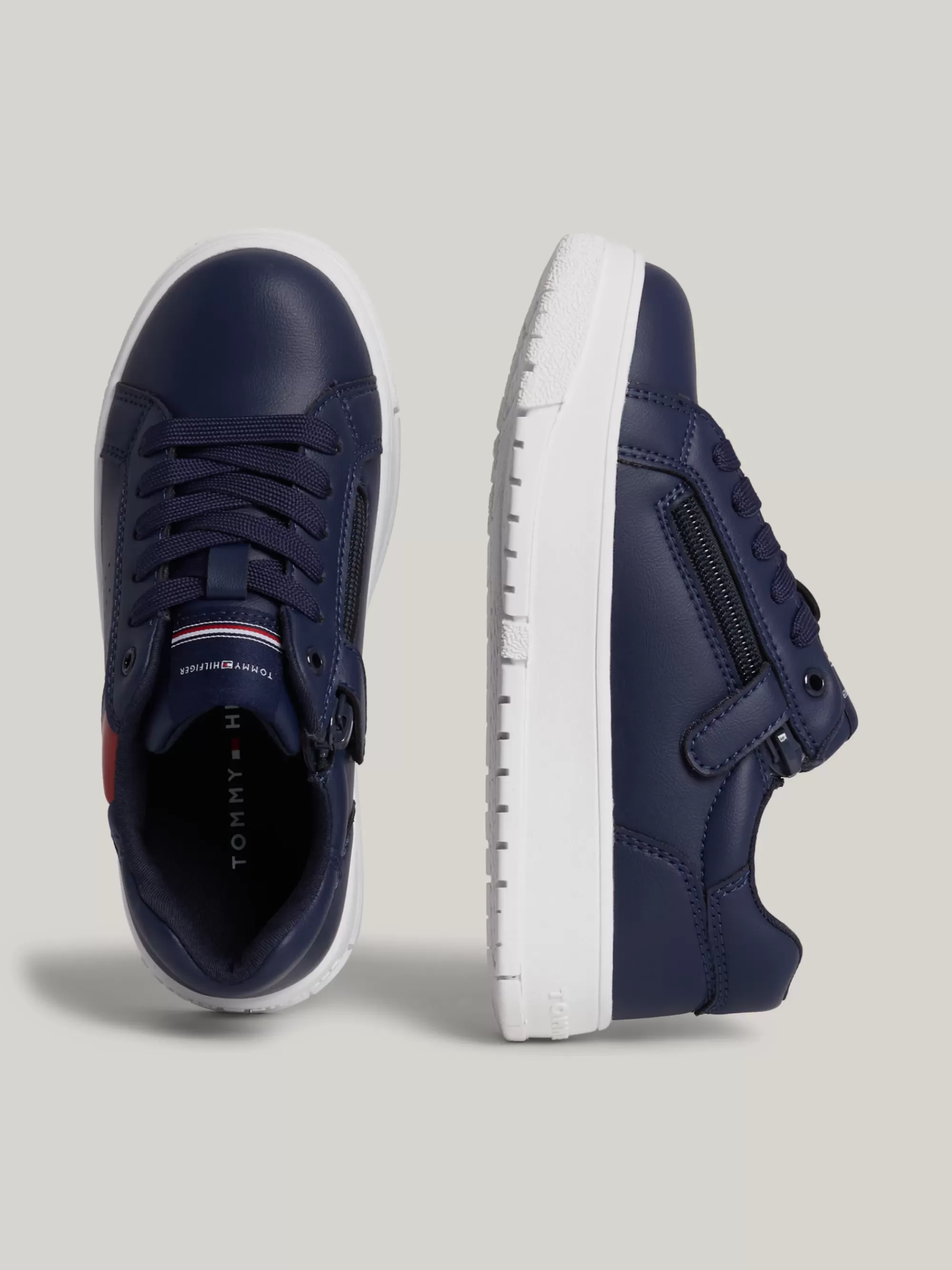Schoenen & Accessoires*Tommy Hilfiger Sneaker Met Chunky Zool En Vlag BLUE