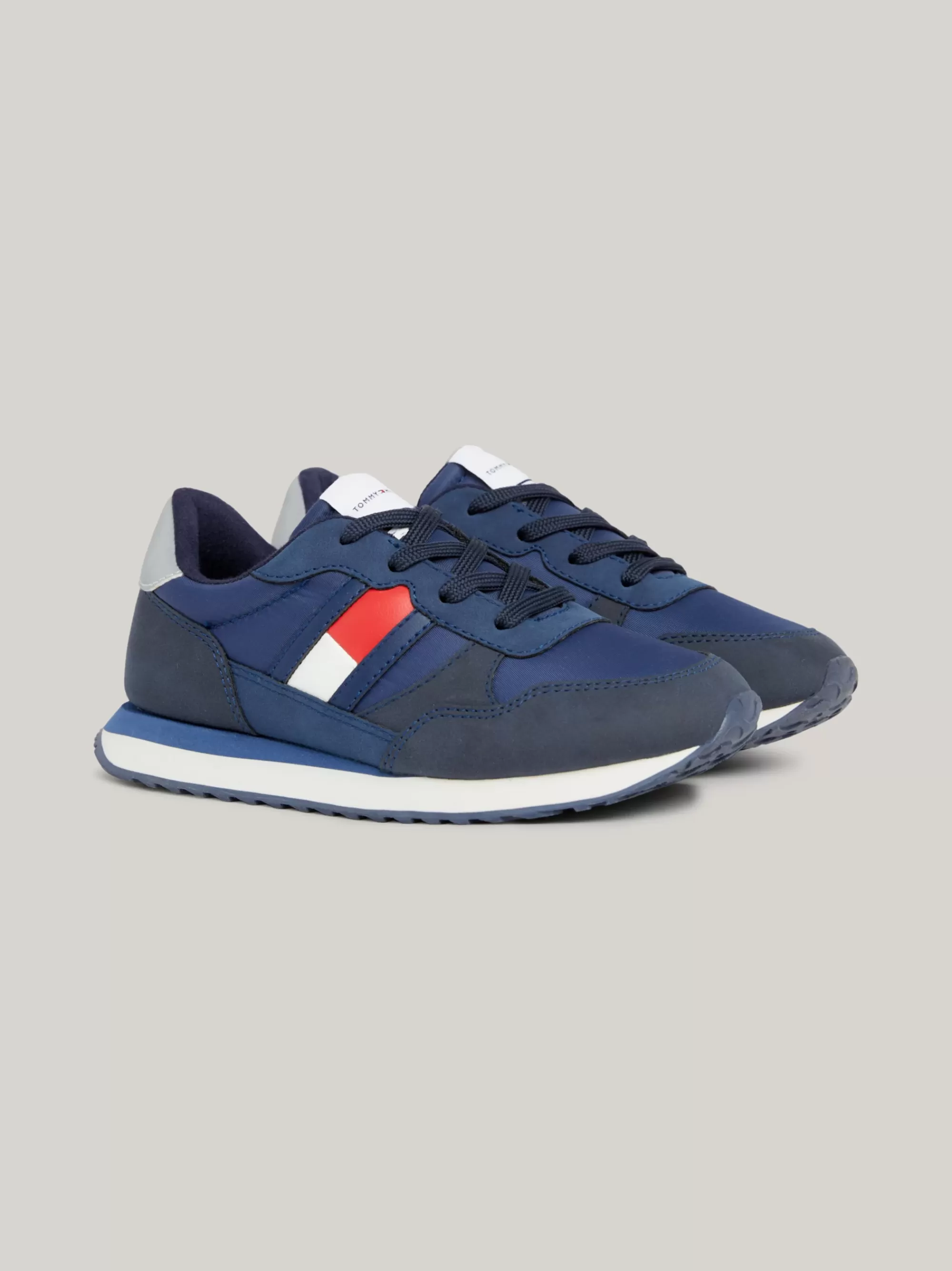 Schoenen & Accessoires | Schoenen & Accessoires*Tommy Hilfiger Sneaker Met Contrasterende Textuur En Vlag BLUE