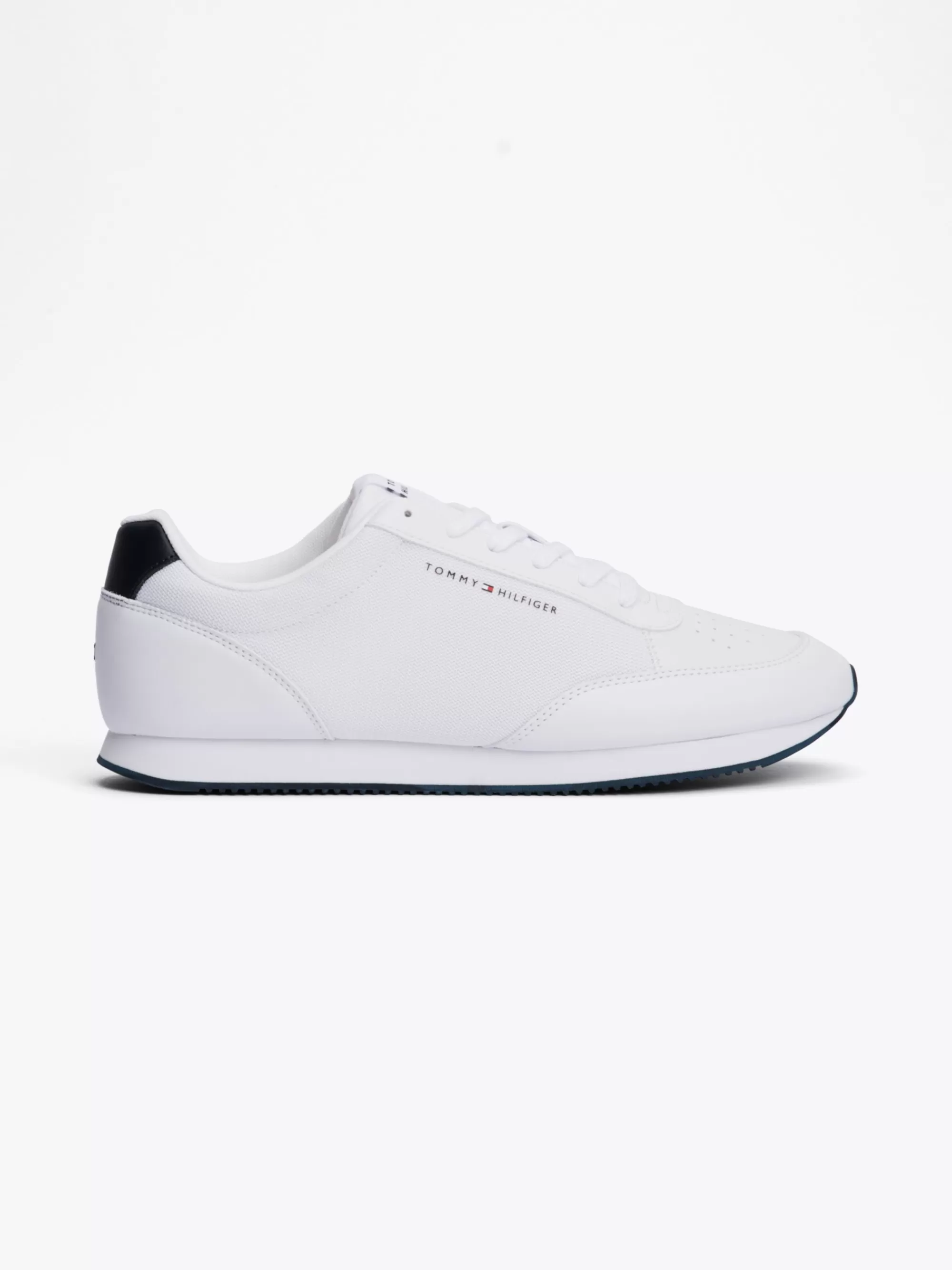 White Trainers | Sneakers*Tommy Hilfiger Sneaker Met Fijn Profiel En Vlaglogo WHITE