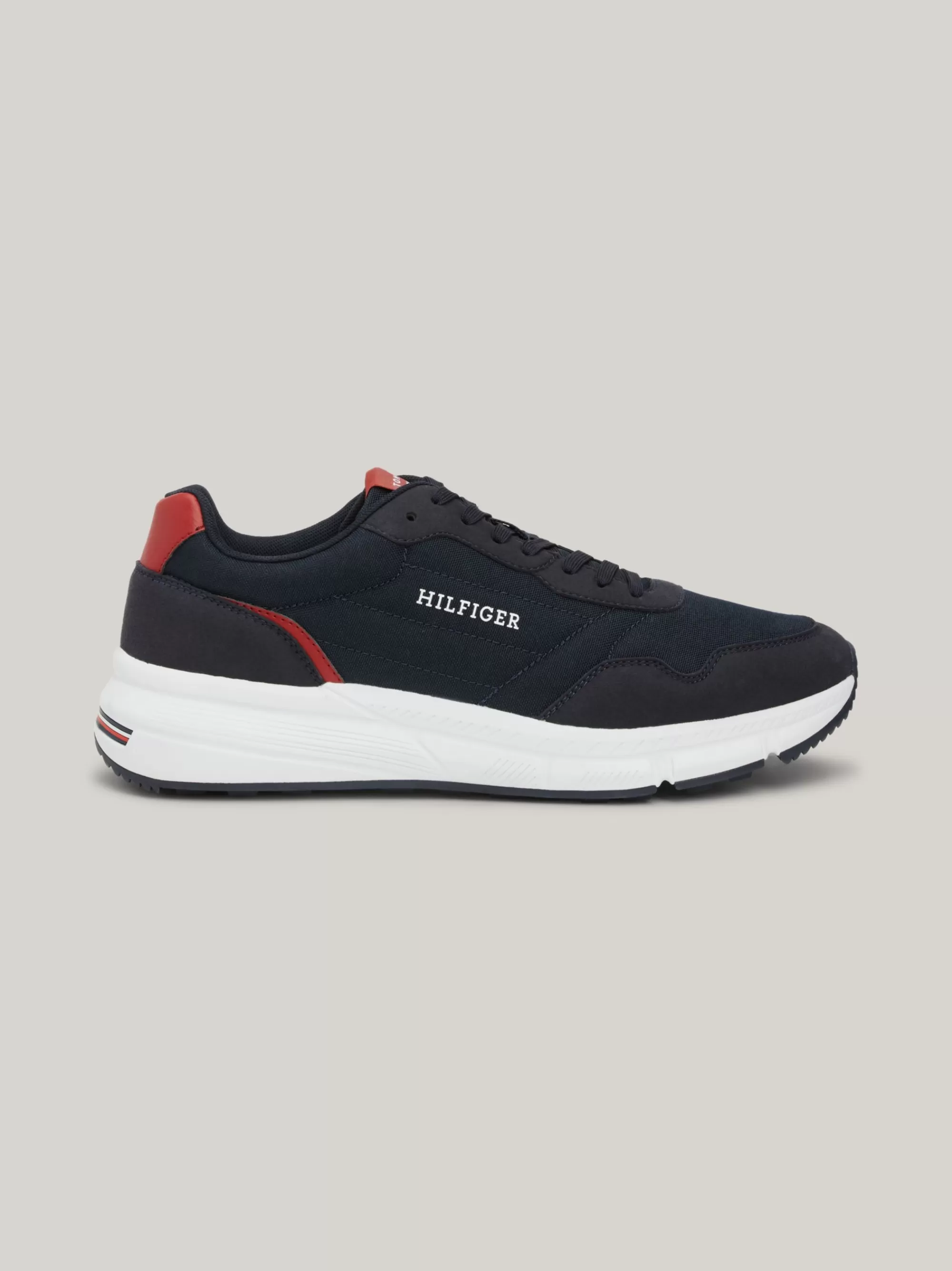 Sneakers*Tommy Hilfiger Sneaker Met Gemengde Texturen En Logo DESERT SKY
