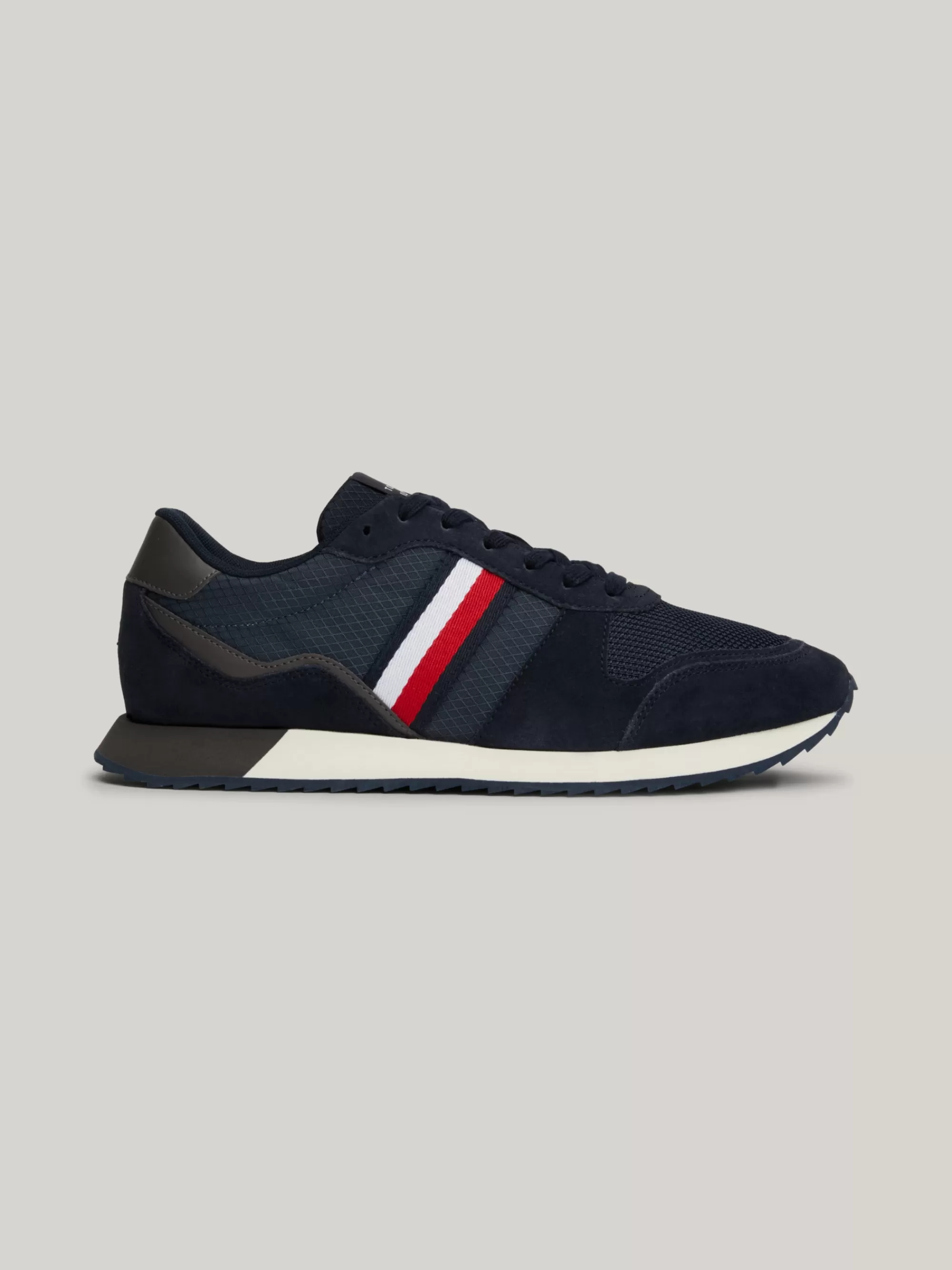 Sneakers*Tommy Hilfiger Sneaker Met Gemengde Textuur En Signature-tape DESERT SKY