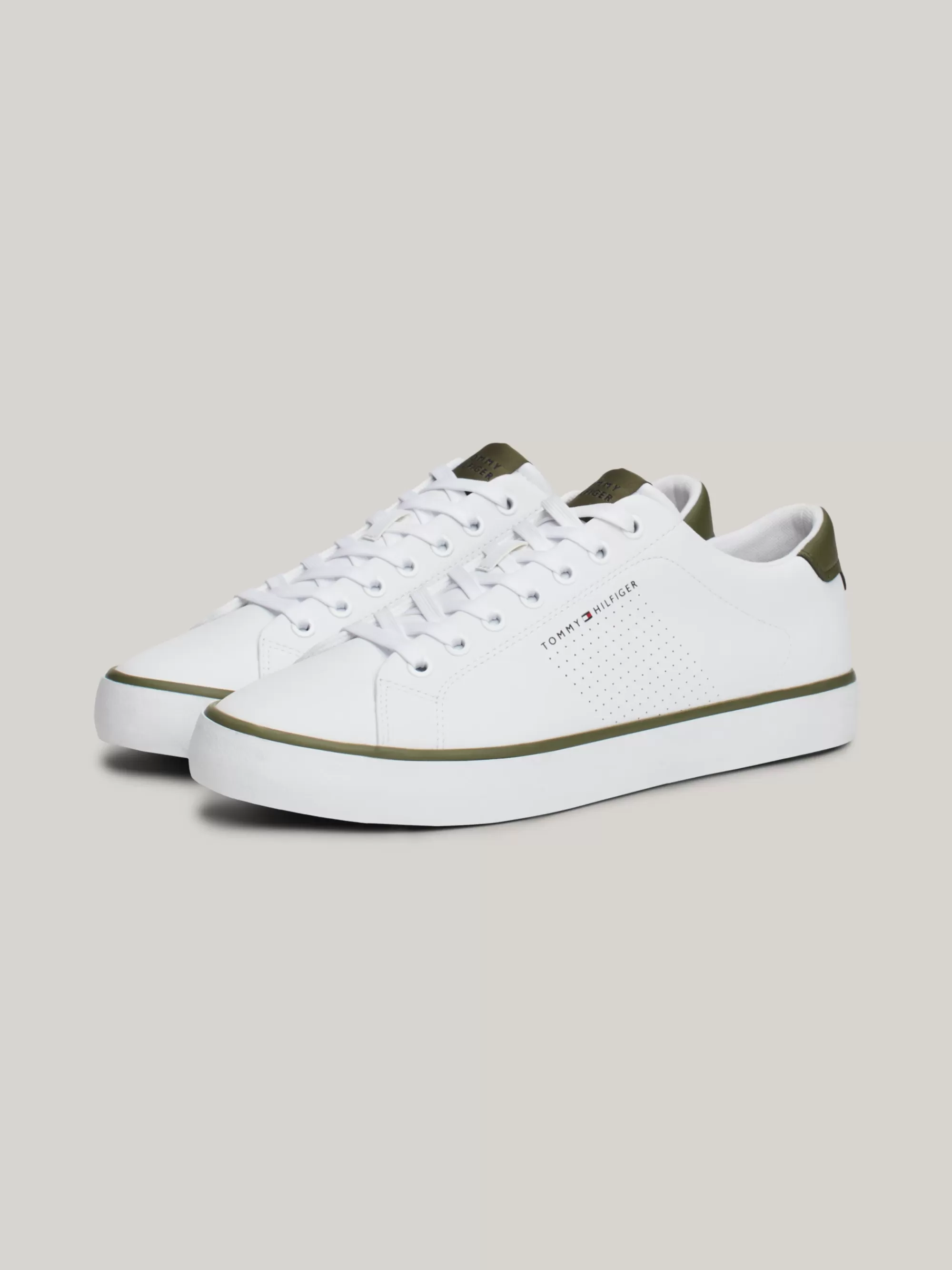 White Trainers | Sneakers*Tommy Hilfiger Sneaker Met Logo En Ventilatiedetail WHITE