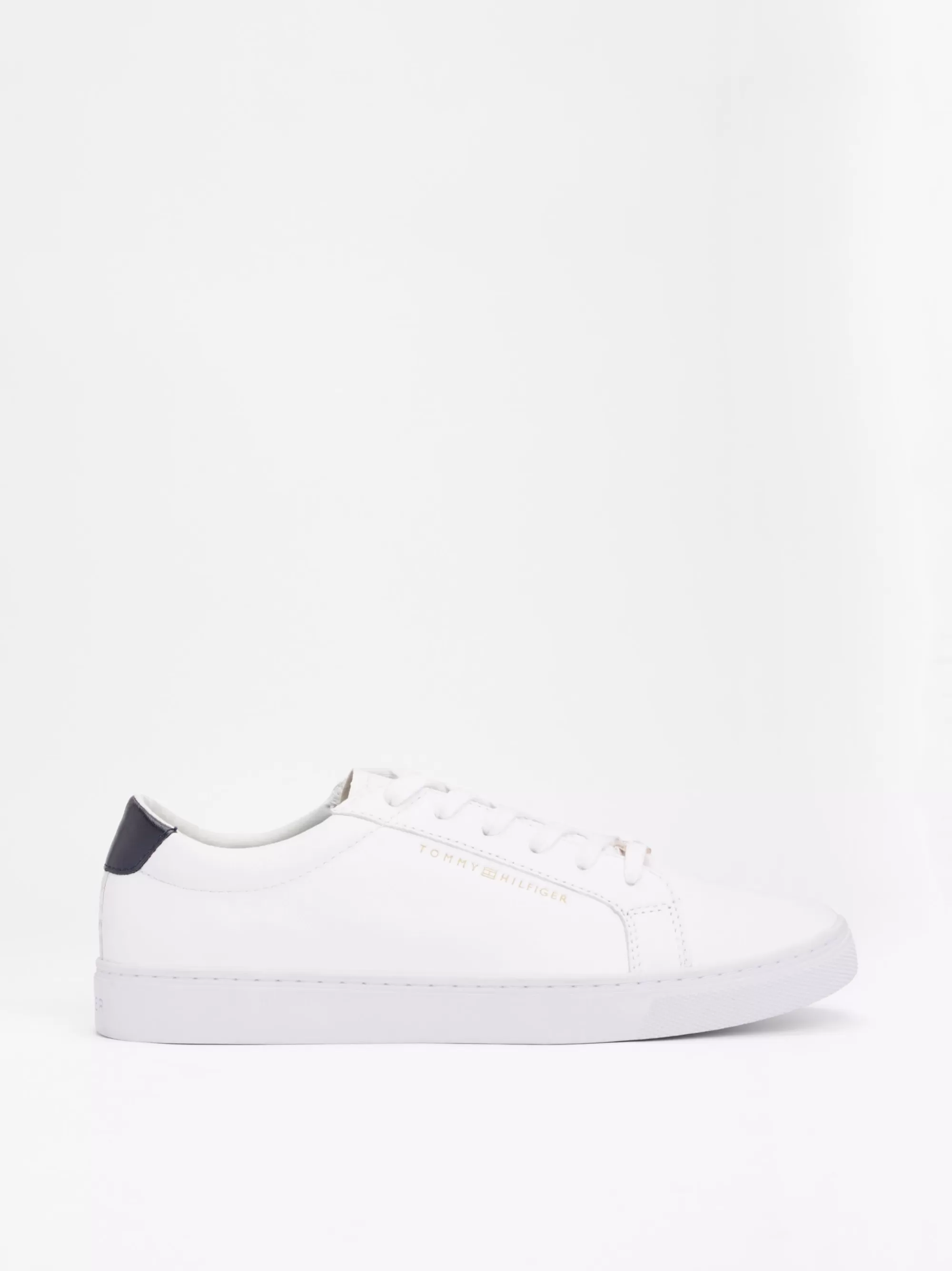 Sneakers*Tommy Hilfiger Sneaker Met Metallic Achterbies RWB