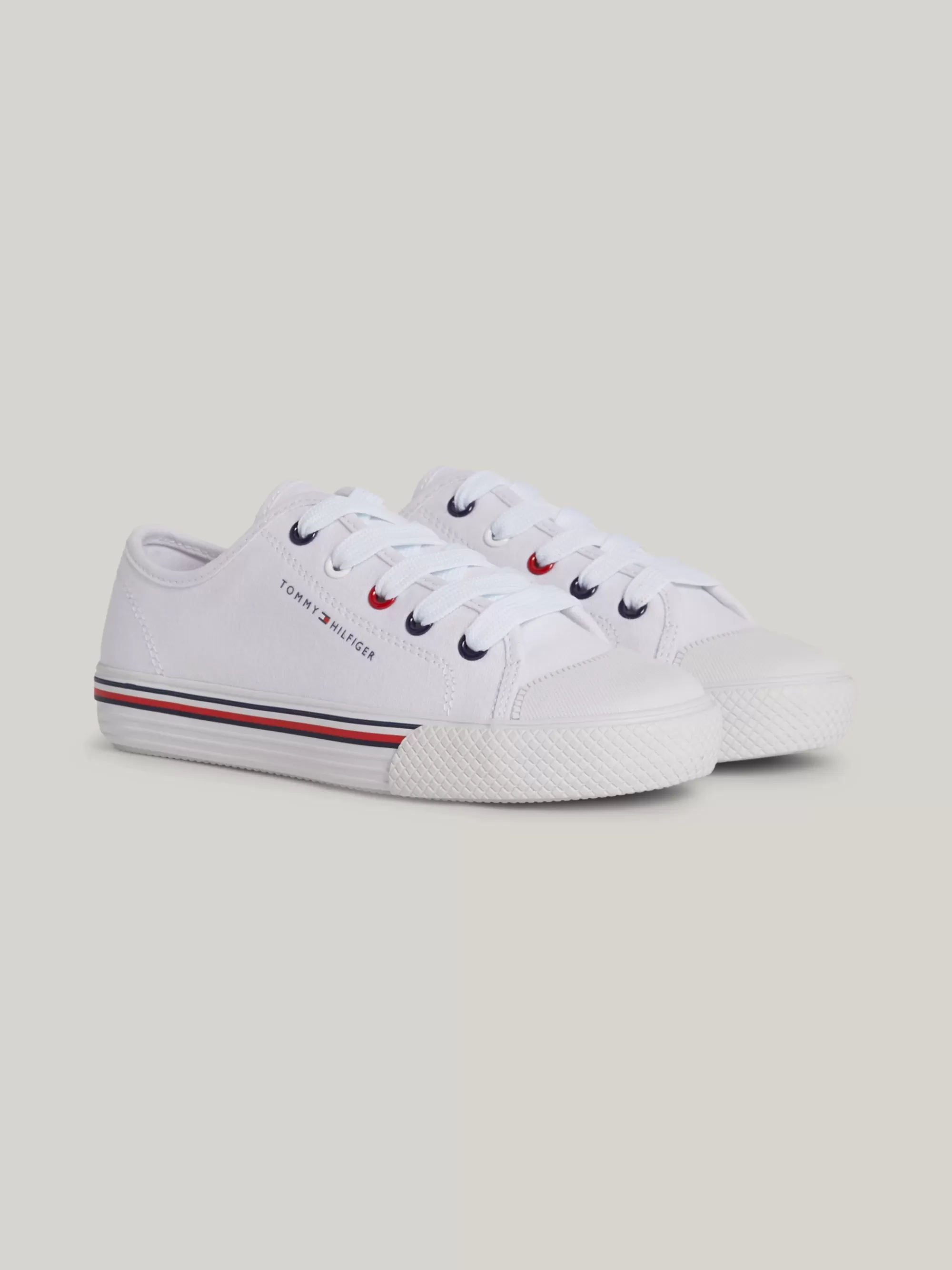 Schoenen & Accessoires | Schoenen & Accessoires*Tommy Hilfiger Sneaker Met Signature-logo Op De Tussenzool WHITE
