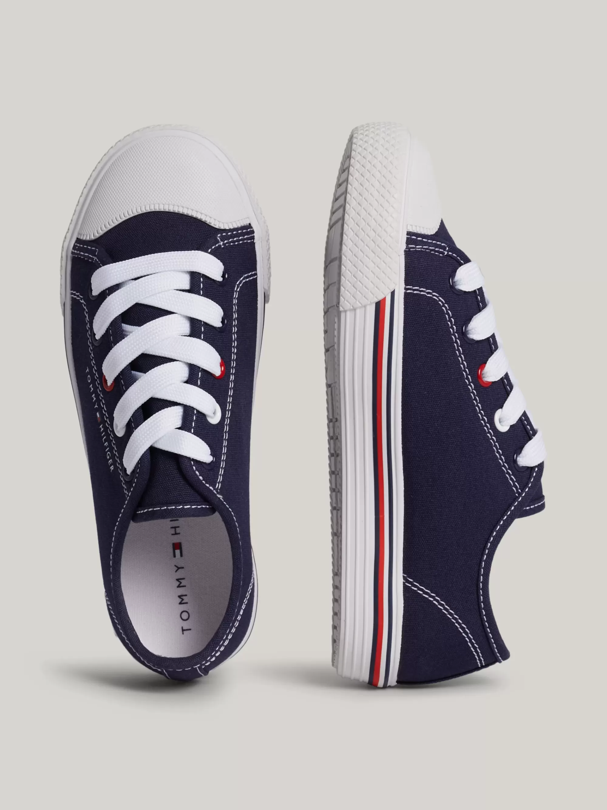 Schoenen & Accessoires | Schoenen & Accessoires*Tommy Hilfiger Sneaker Met Signature-logo Op De Tussenzool BLUE
