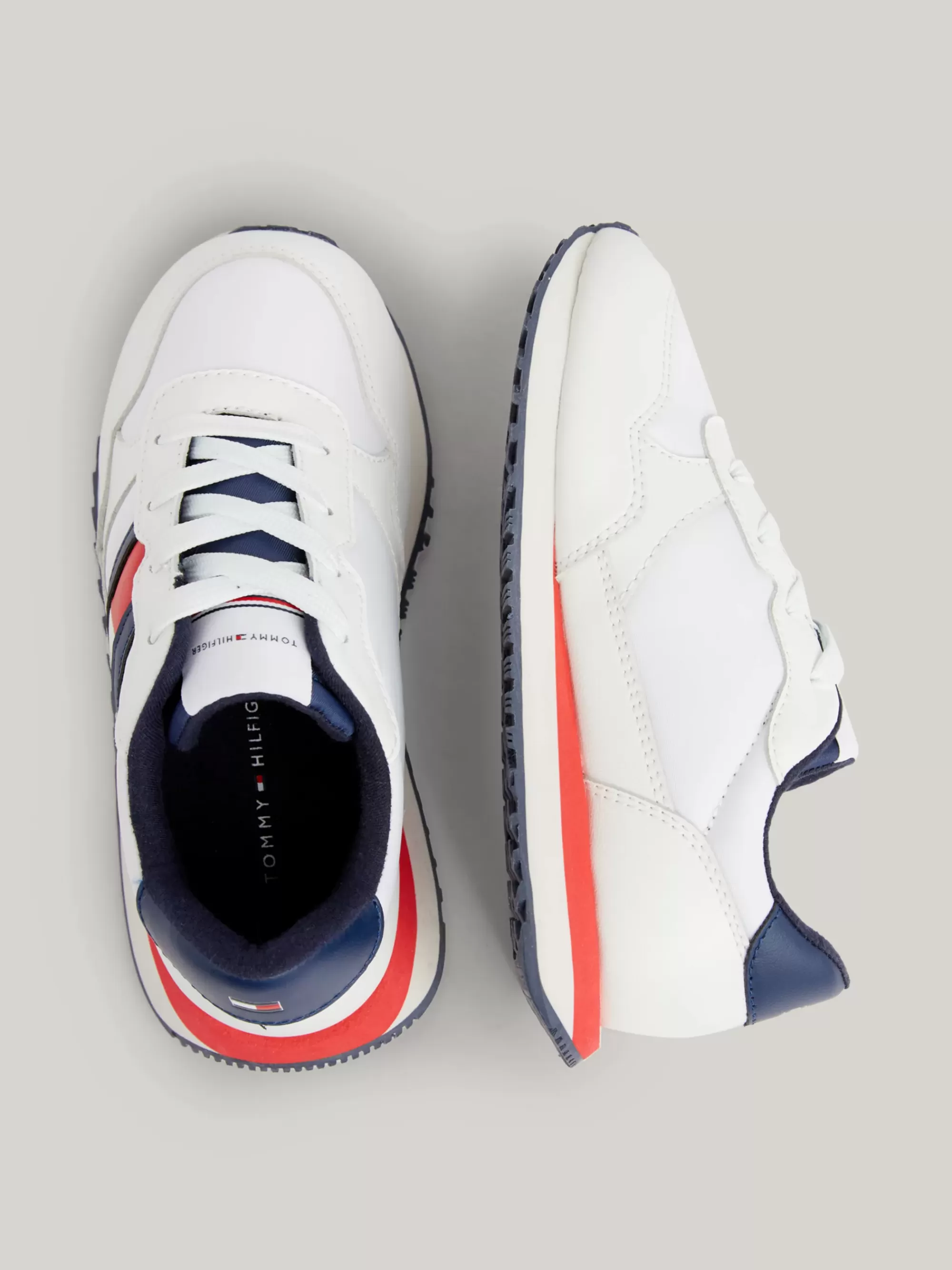 Schoenen & Accessoires | Schoenen & Accessoires*Tommy Hilfiger Sneaker Met Signature-tussenzool En Vlag WHITE