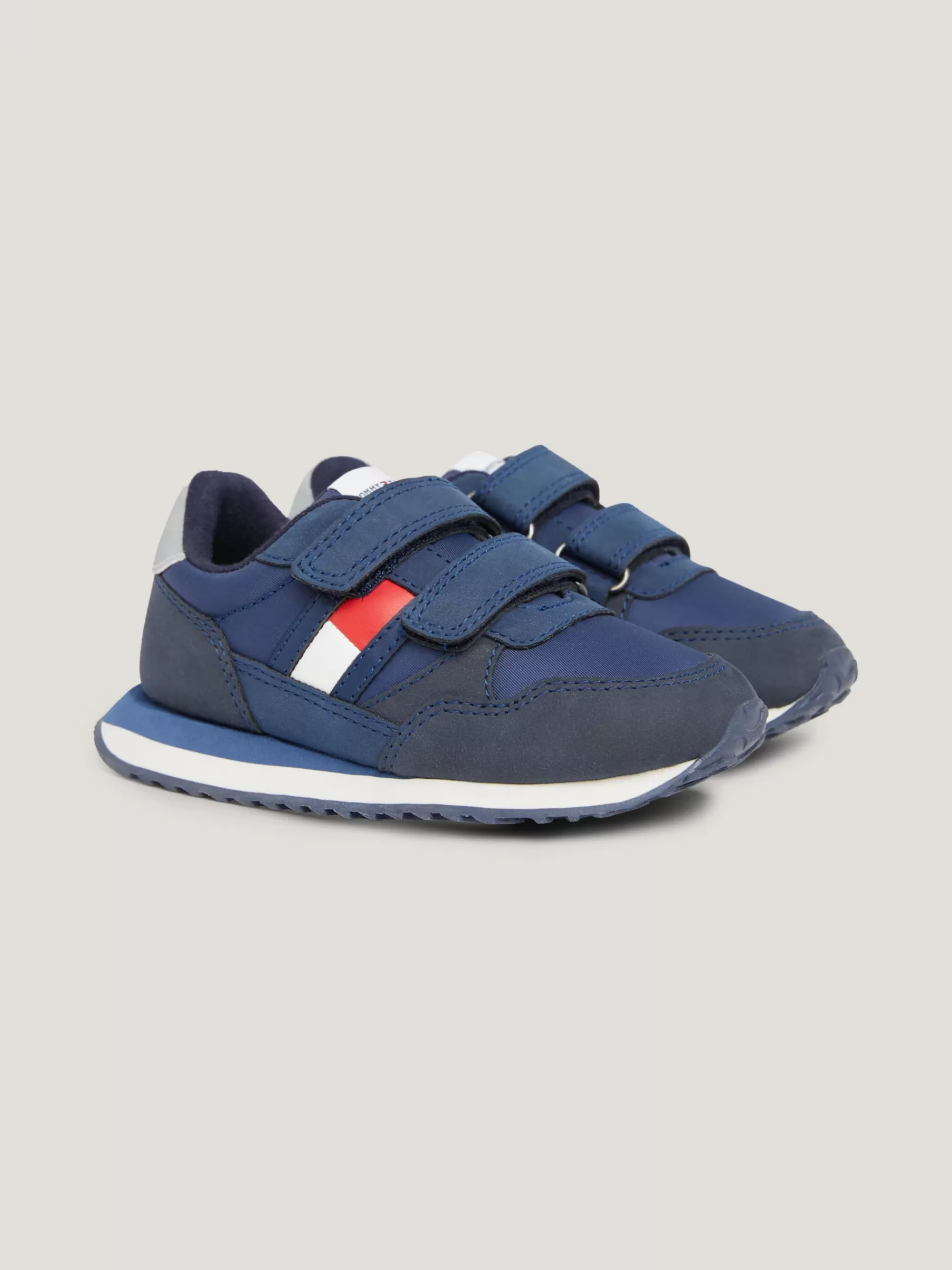 Schoenen & Accessoires*Tommy Hilfiger Sneaker Met Vlag En Klittenband BLUE