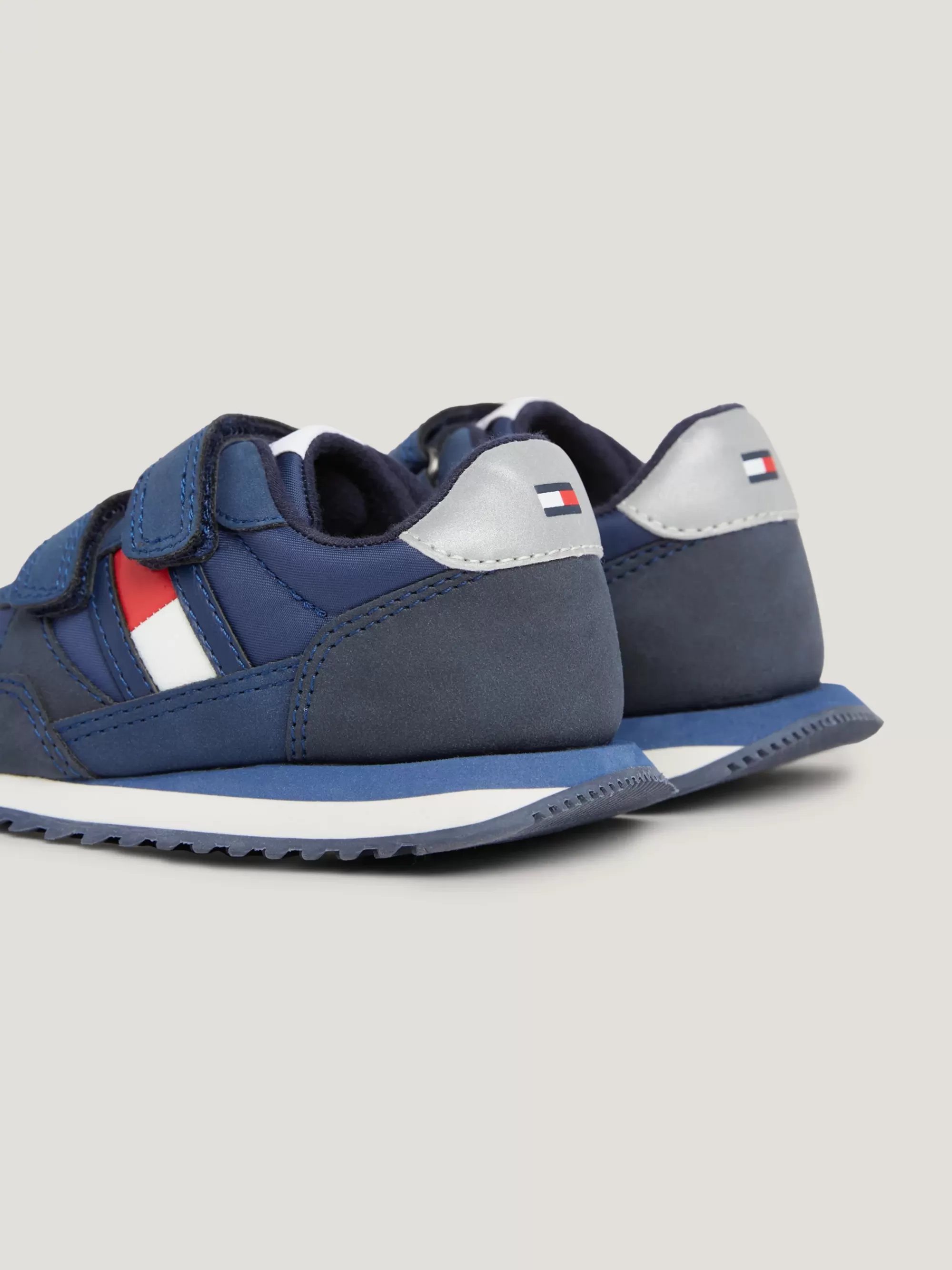Schoenen & Accessoires*Tommy Hilfiger Sneaker Met Vlag En Klittenband BLUE