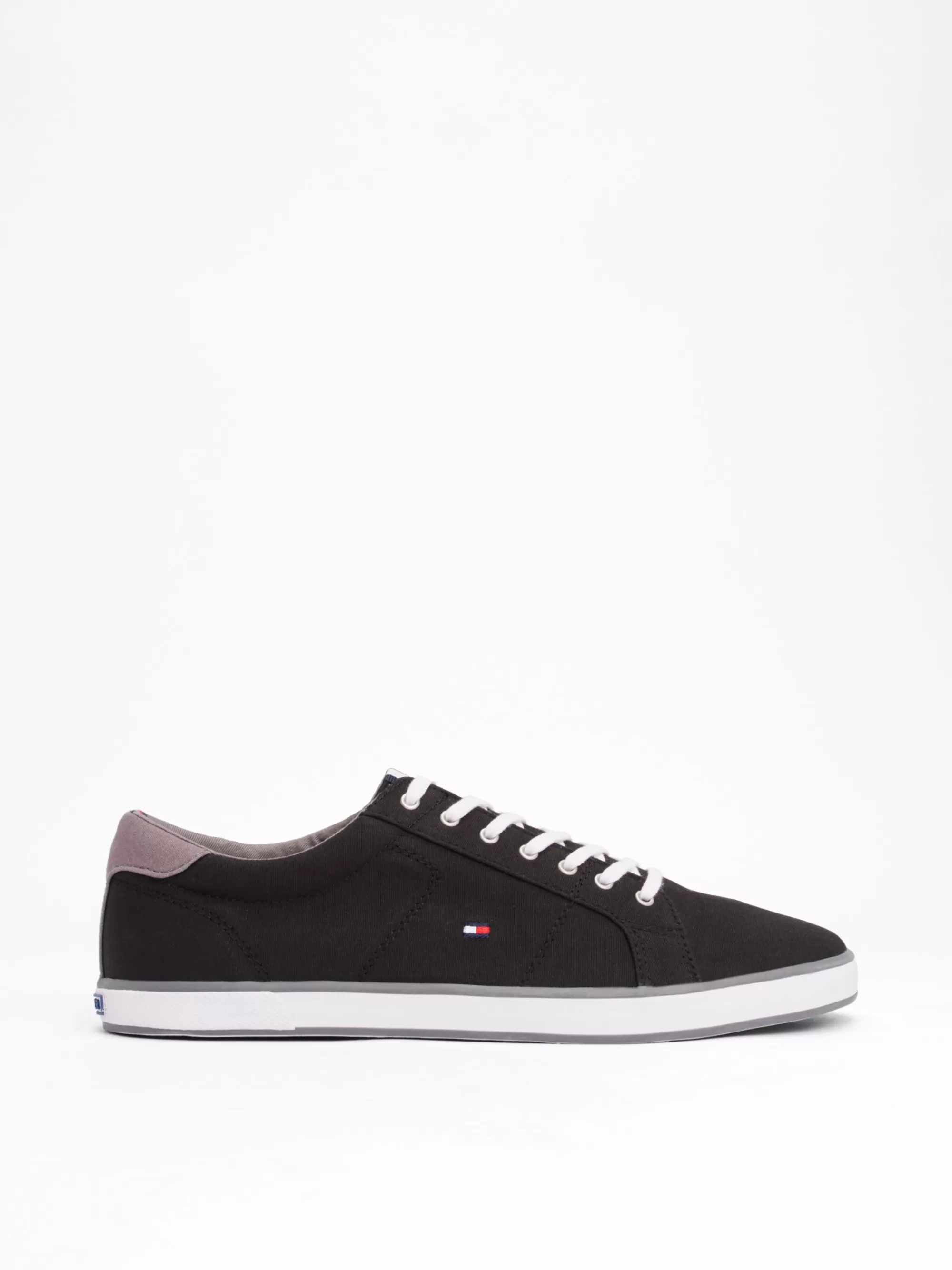 Sneakers*Tommy Hilfiger Sneaker Van Canvas Met Veters BLACK