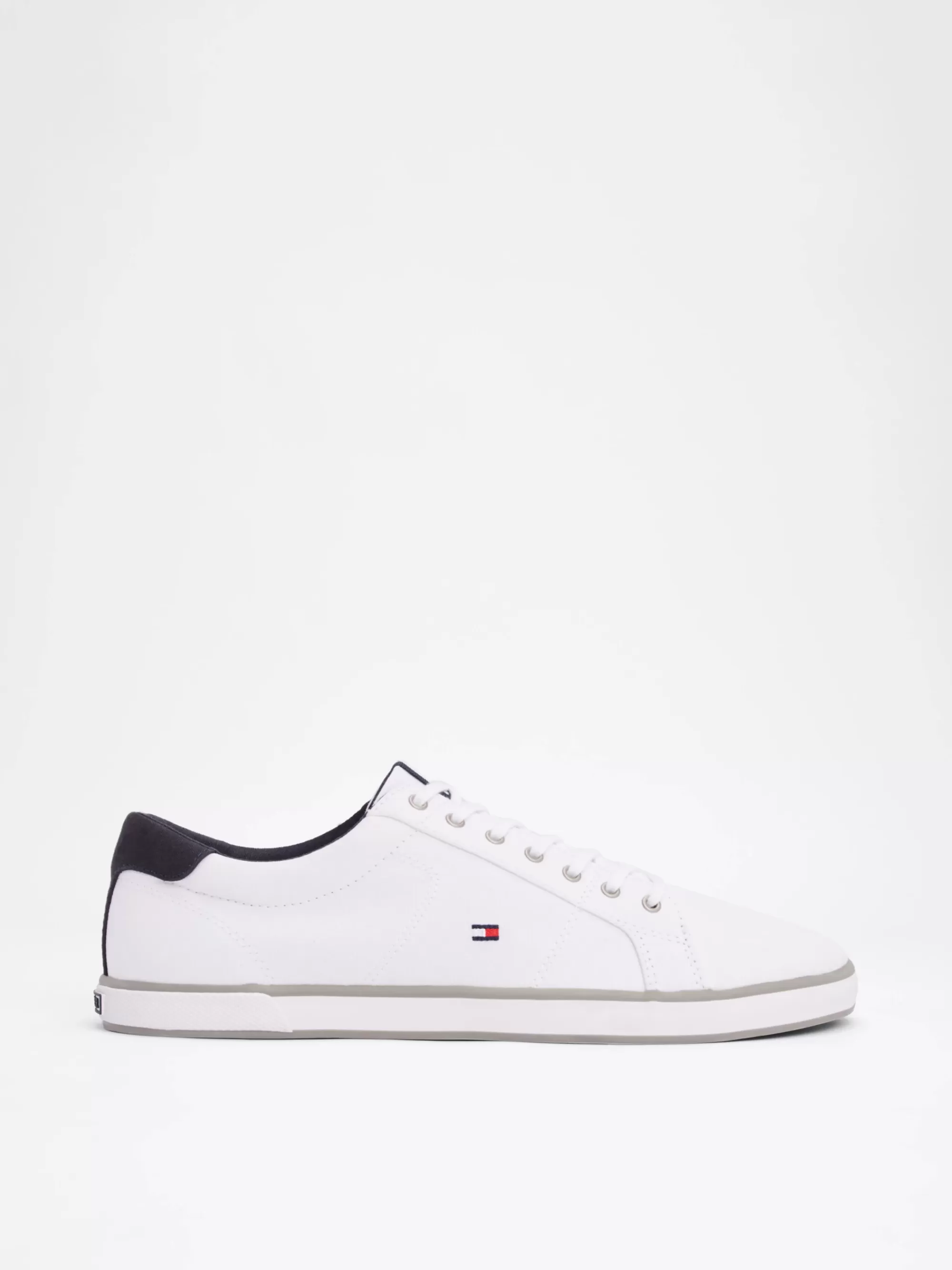 White Trainers | Sneakers*Tommy Hilfiger Sneaker Van Canvas Met Veters WHITE