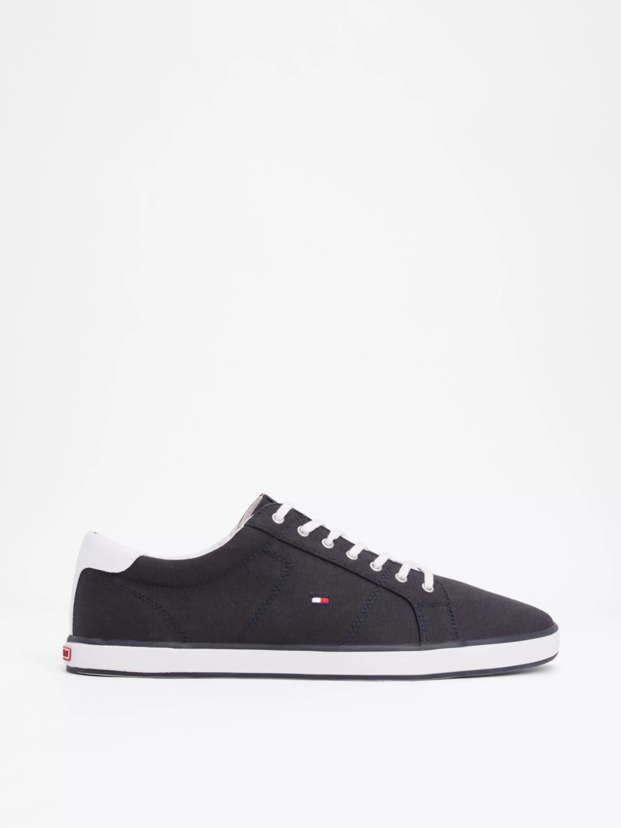 Sneakers*Tommy Hilfiger Sneaker Van Canvas Met Veters MIDNIGHT