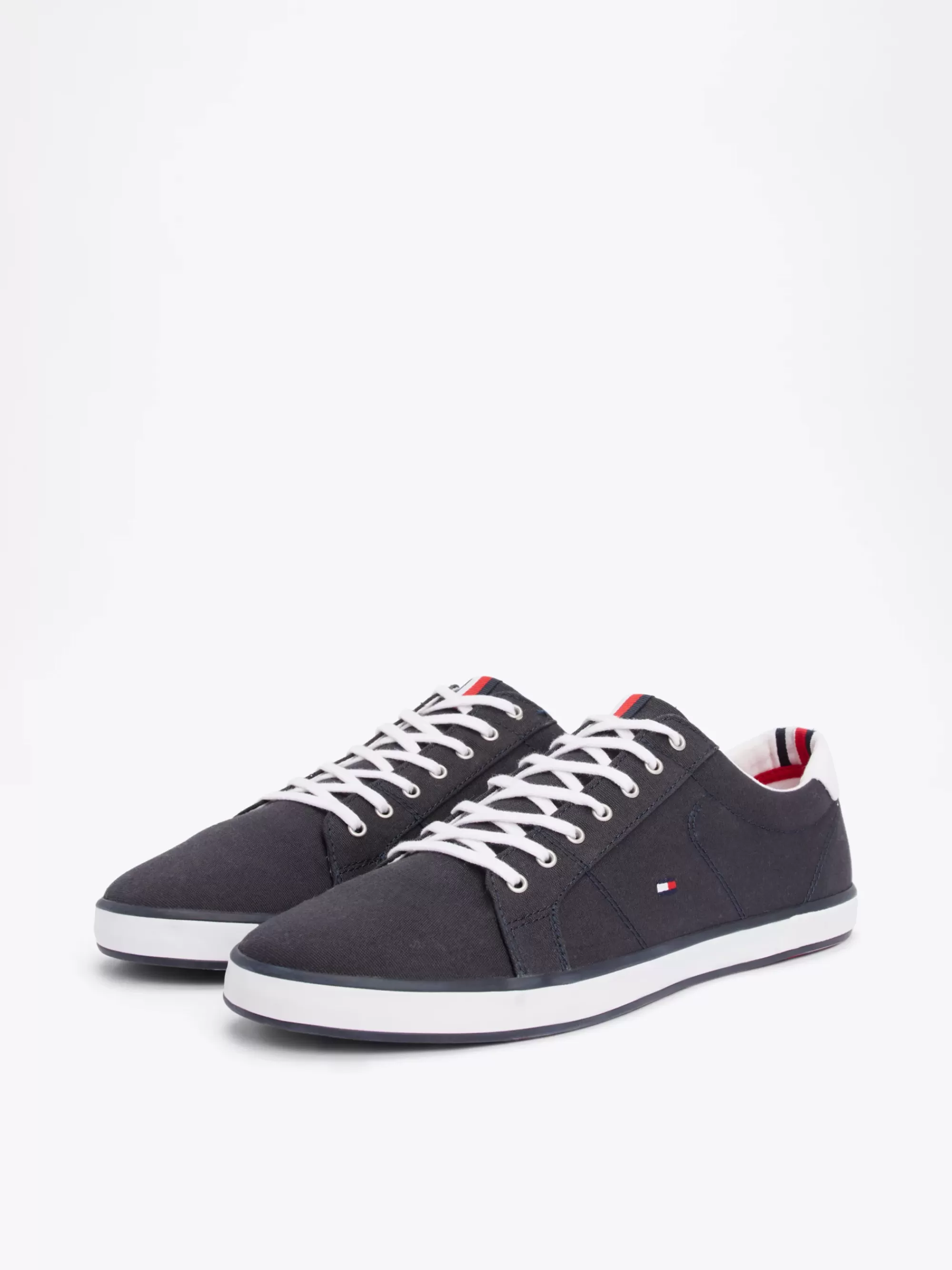 Sneakers*Tommy Hilfiger Sneaker Van Canvas Met Veters MIDNIGHT